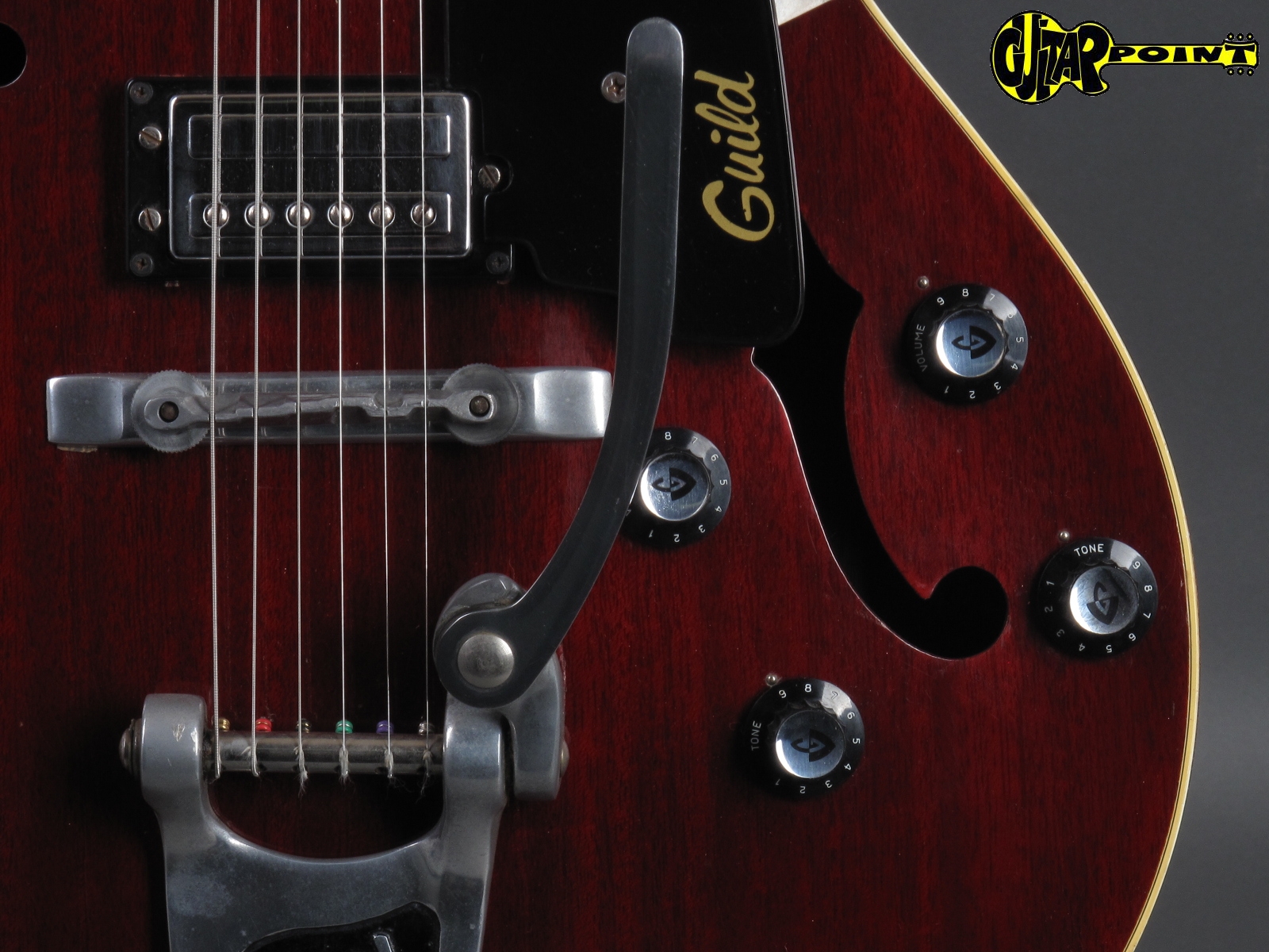 1972 Guild Starfire III – Cherry – GuitarPoint
