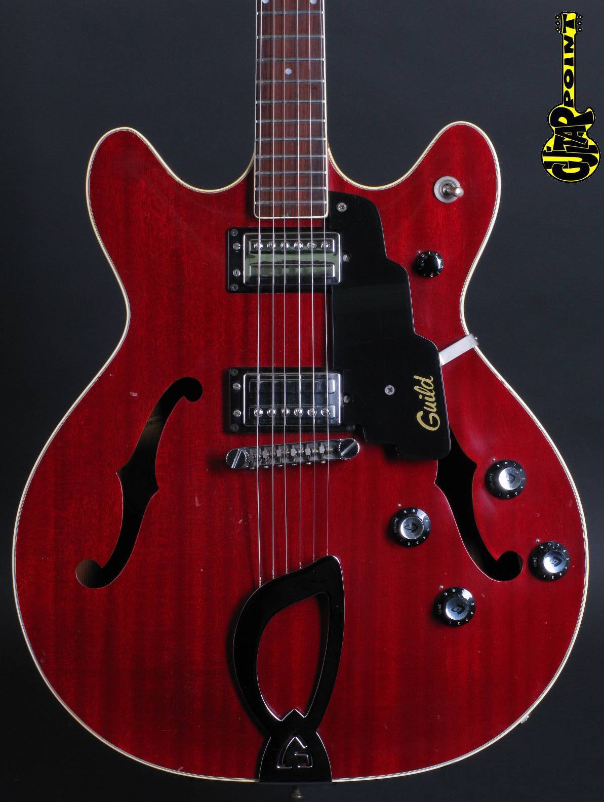 1972 Guild Starfire IV – Cherry – GuitarPoint