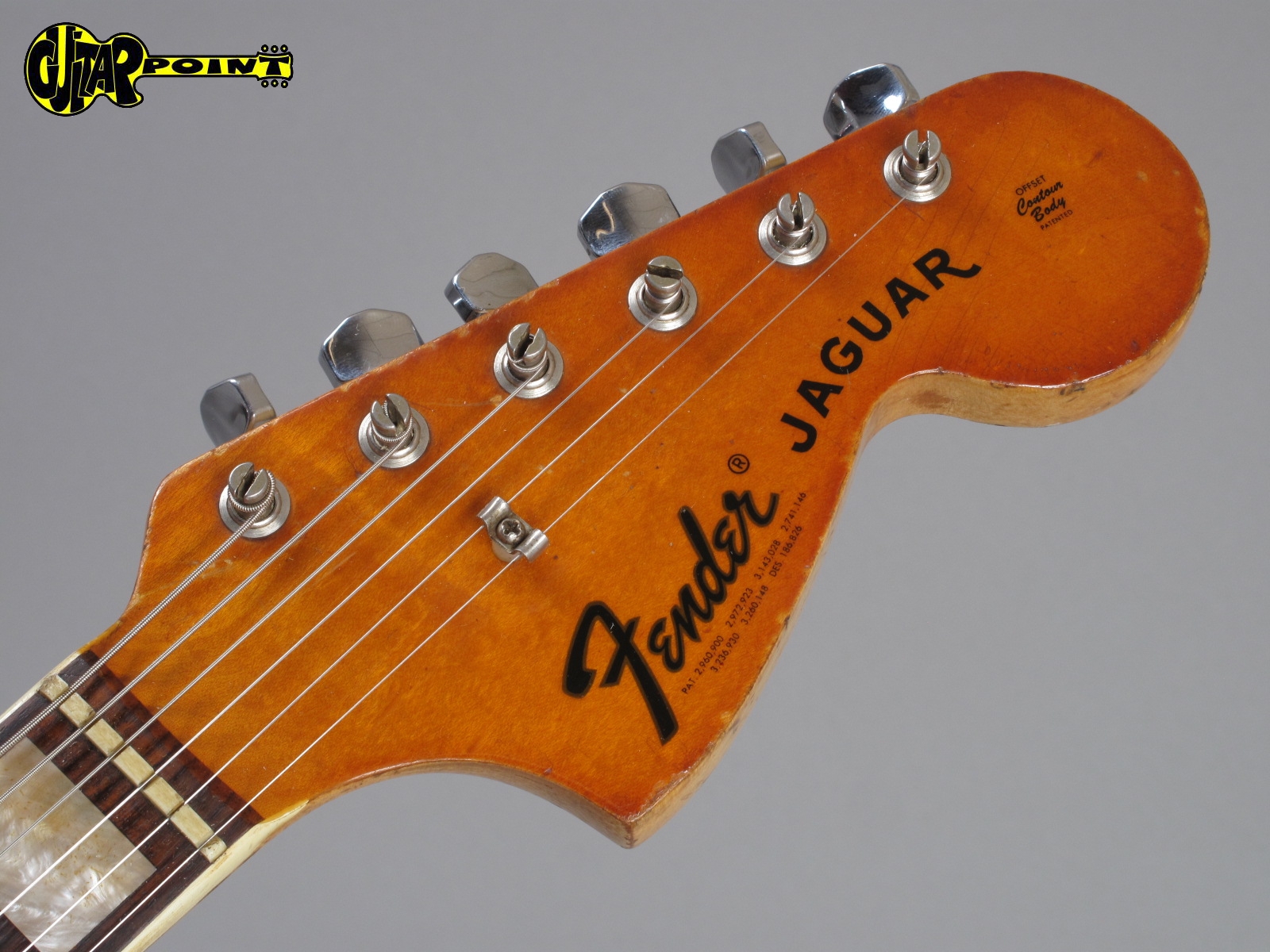 1973 Fender Jaguar – 3-tone Sunburst – GuitarPoint