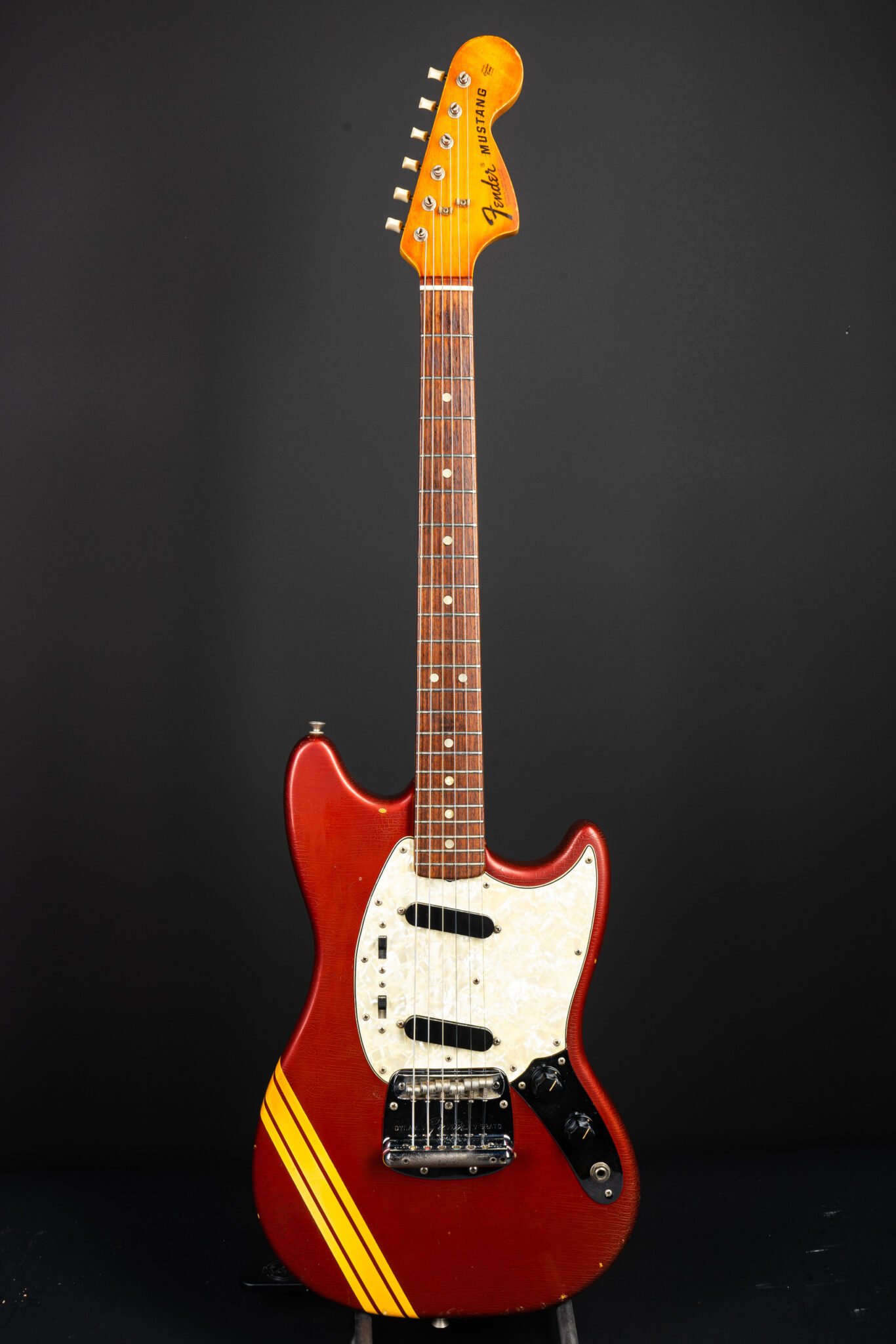 Fender shop mustang red