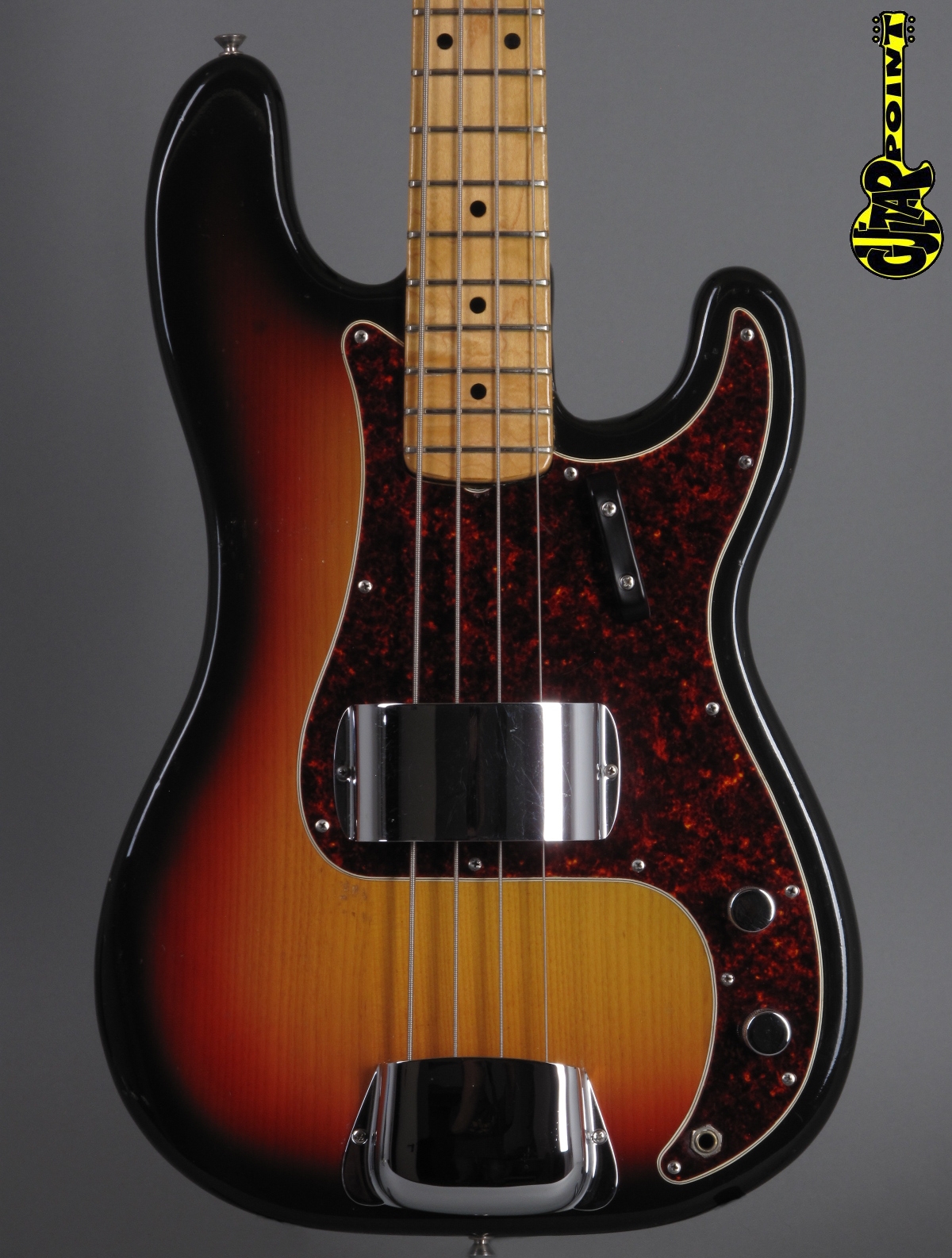 1973 Fender Precision Bass 3t Sunburst Guitarpoint