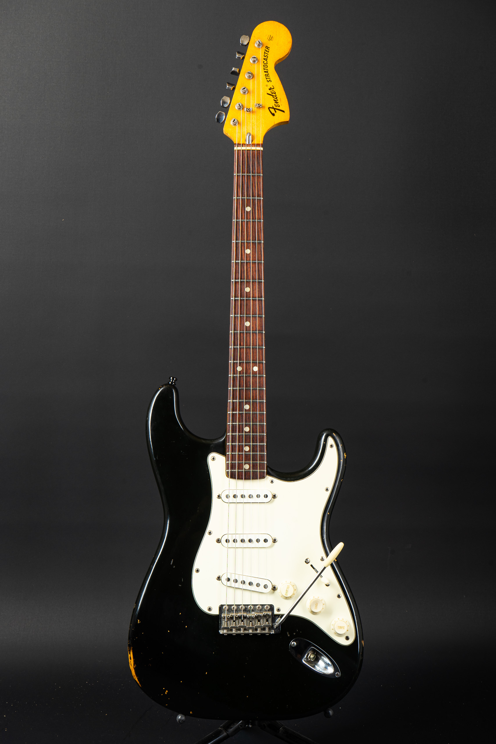 1973 Fender Stratocaster - Black - GuitarPoint
