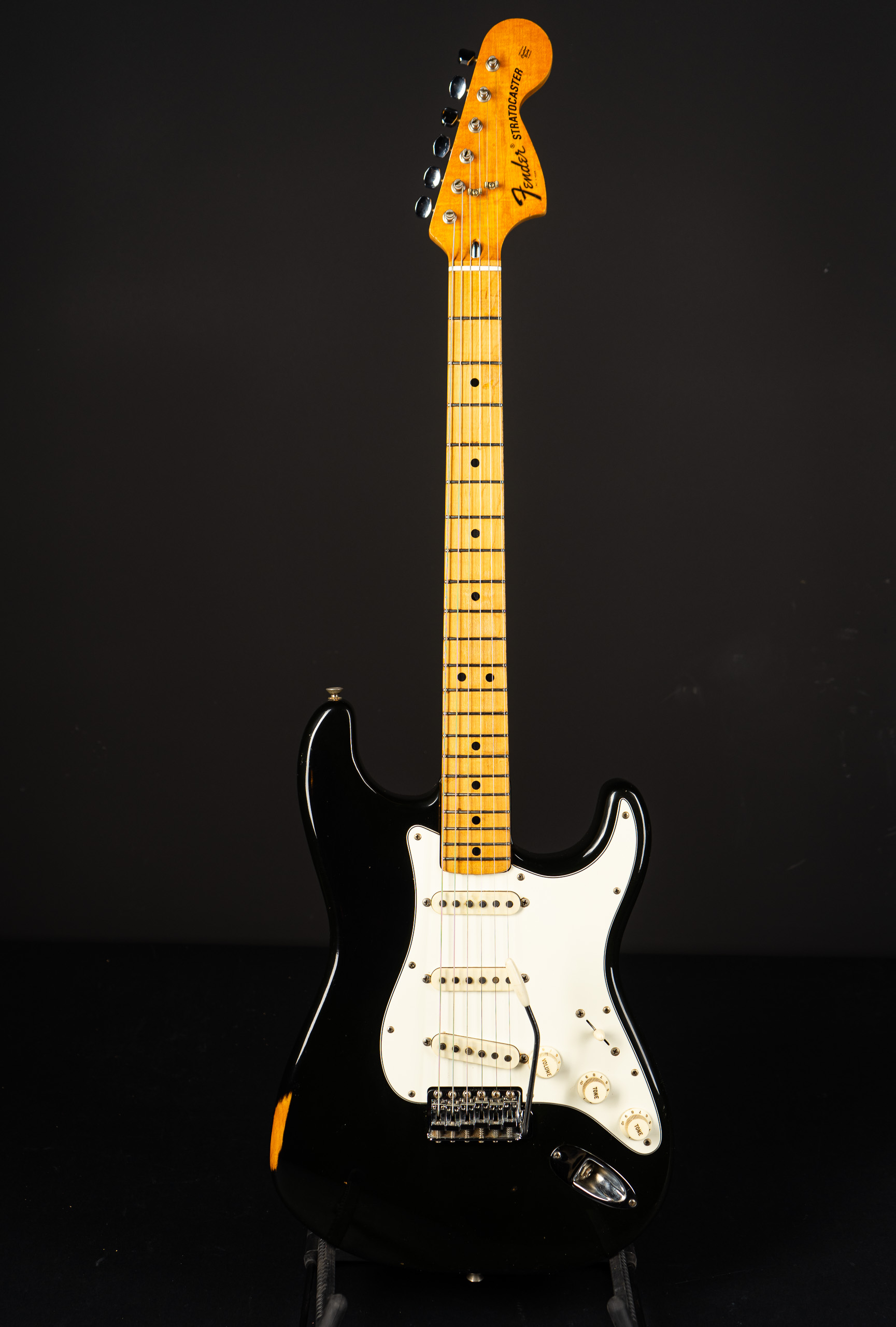 1973 Fender Stratocaster - Black - GuitarPoint