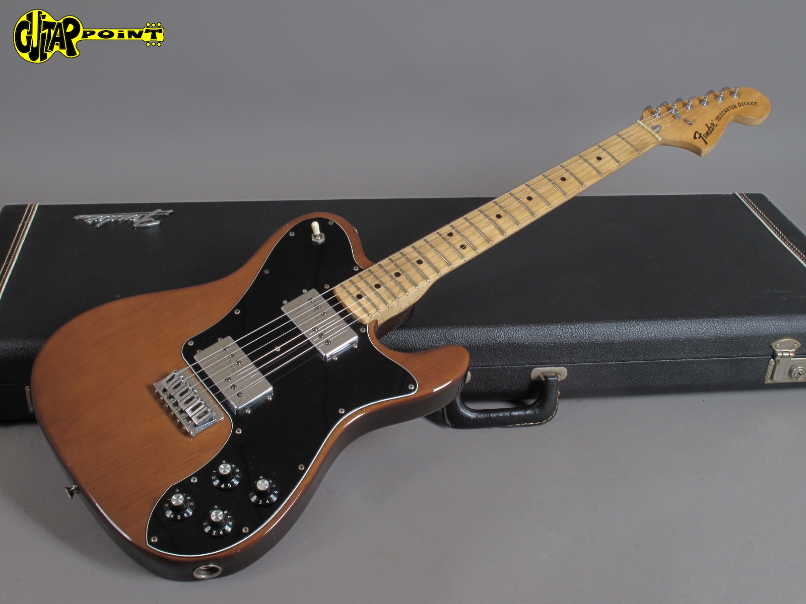 1973 Fender Telecaster DeLuxe – Mocca – GuitarPoint