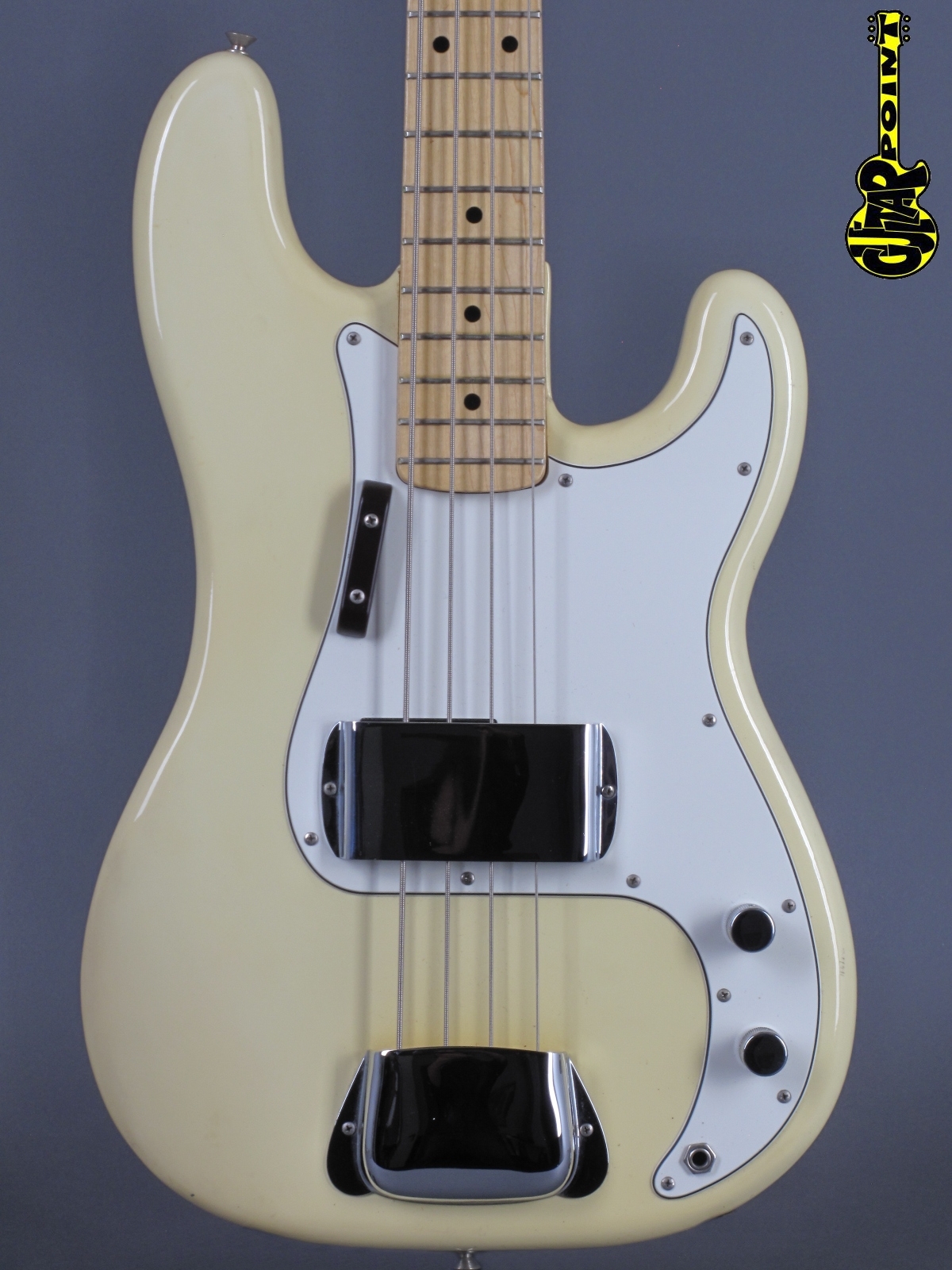 1974 Fender Precision Bass – Olympic White – GuitarPoint