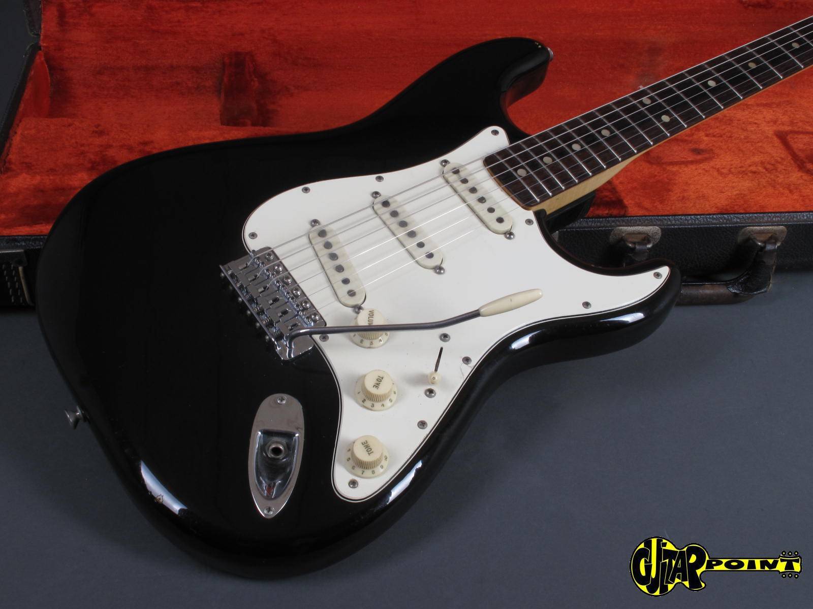 Fender Stratocaster ブラック 2007 Fender USA Made Stratocaster Deluxe Electric Guitar