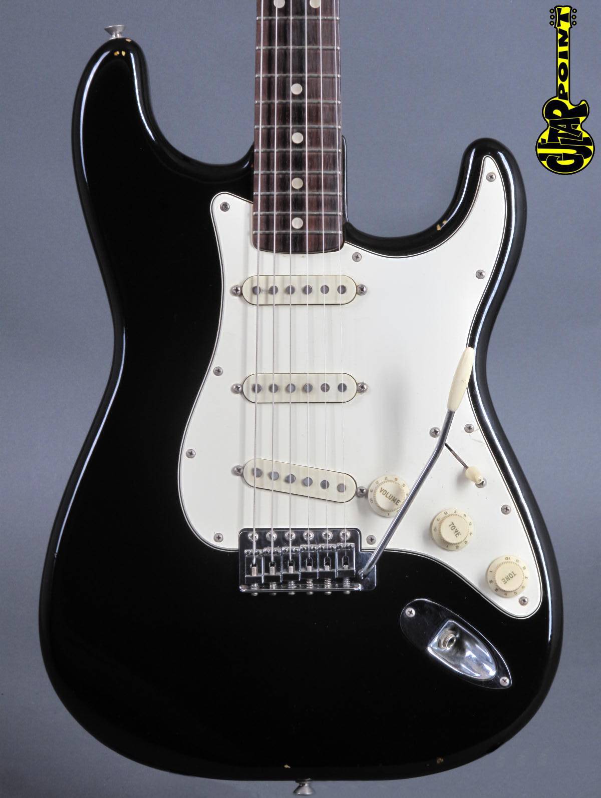 1974 Fender Stratocaster – Black – GuitarPoint