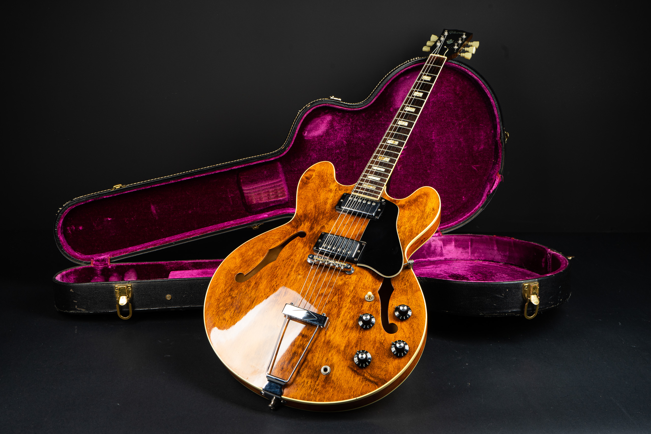 ギター Gibson 1974 ES-335 TD Gibson ES-335 TD Semi-Hollow Body Electric Guitar Cherry Stain