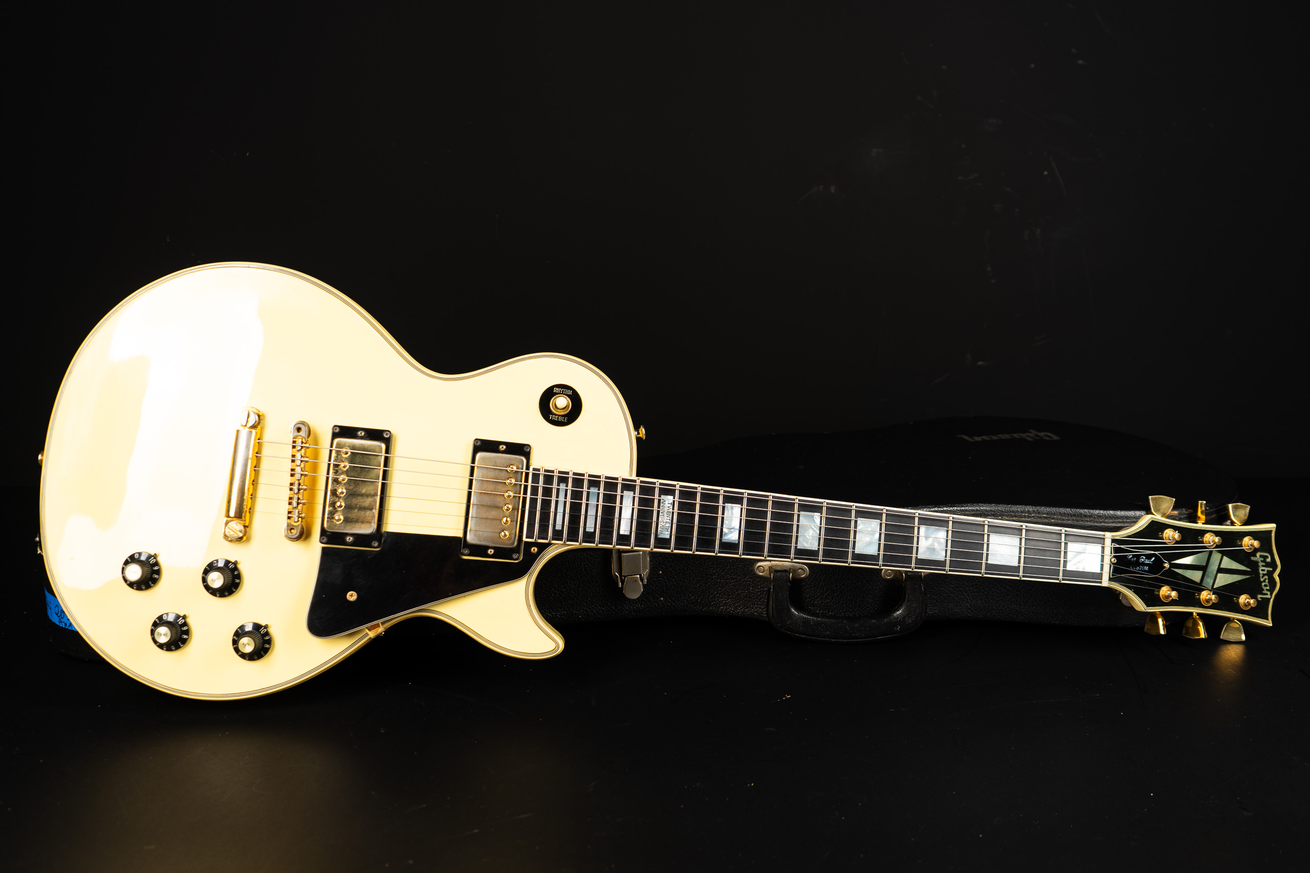 ギター Gibson Les Paul Special White 1974 Gibson Les Paul Custom 20th Anniversary - White - GuitarPoint