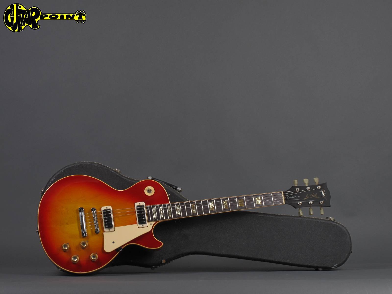 1974 Gibson Les Paul Deluxe – Cherry Sunburst – GuitarPoint