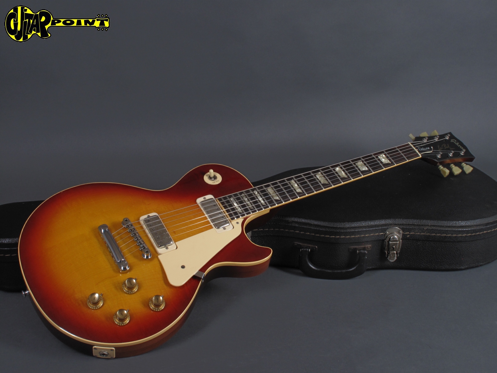 1974 Gibson Les Paul Deluxe – Cherry Sunburst – Guitarpoint