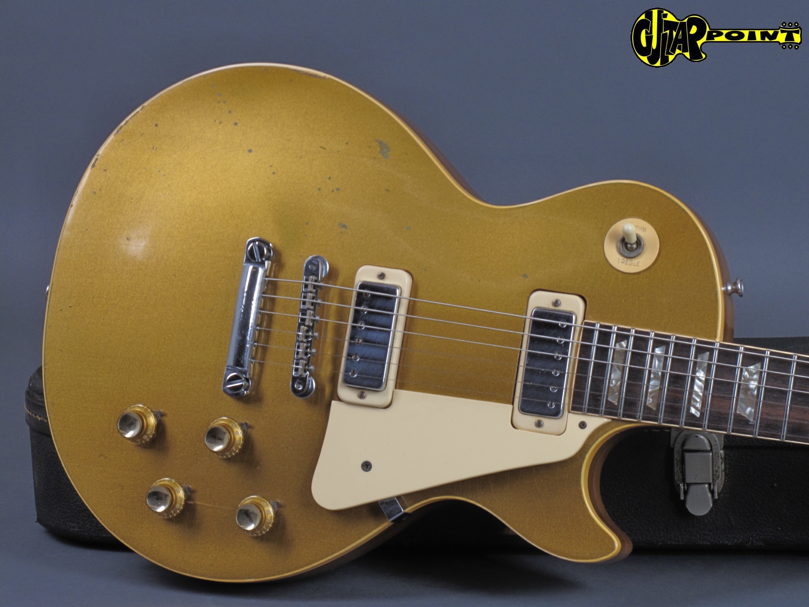 1974 Gibson Les Paul Deluxe – Goldtop – GuitarPoint