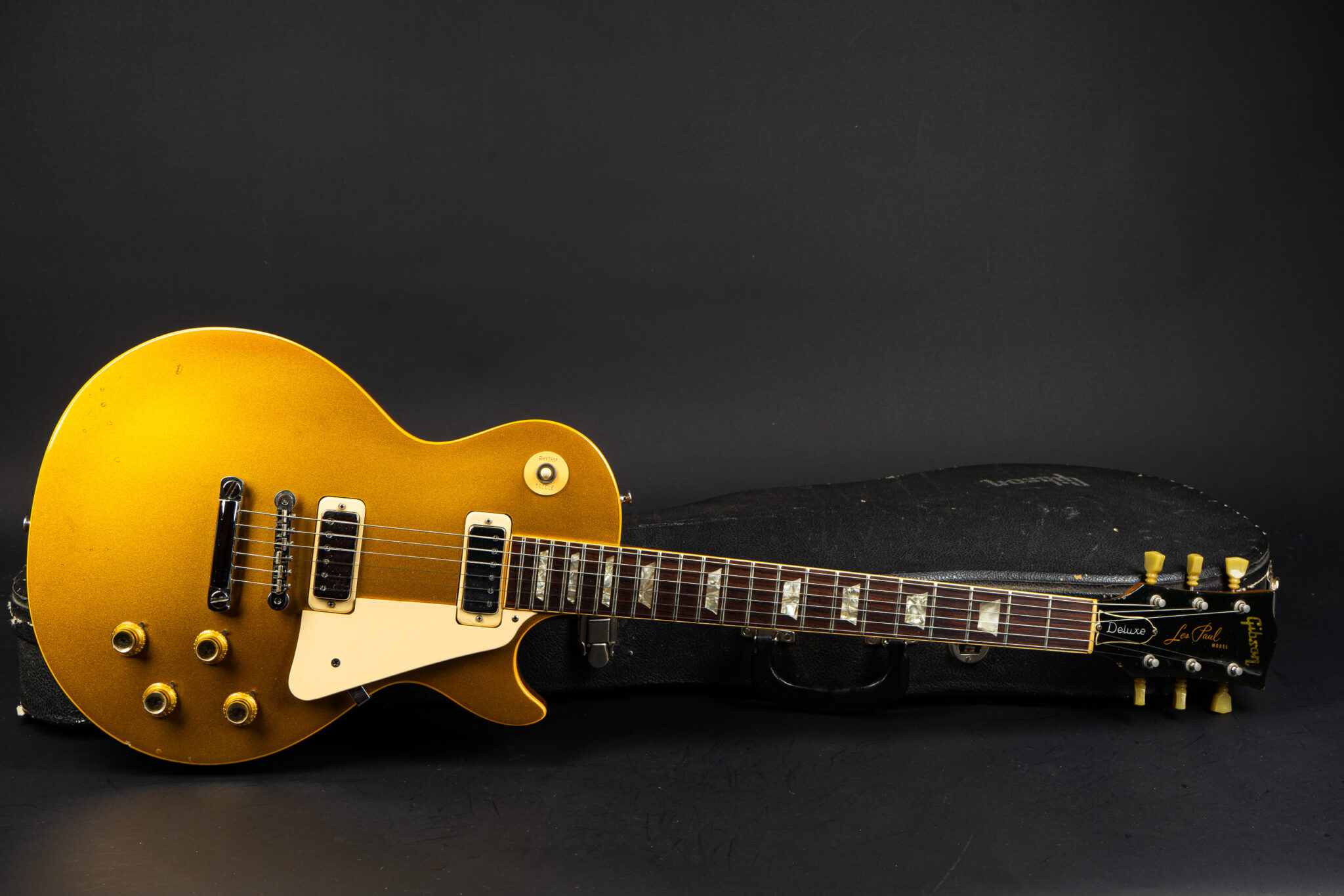 Gibson Les Paul CLASICゴールドトップ 1974 Gibson Les Paul Deluxe – Goldtop – GuitarPoint