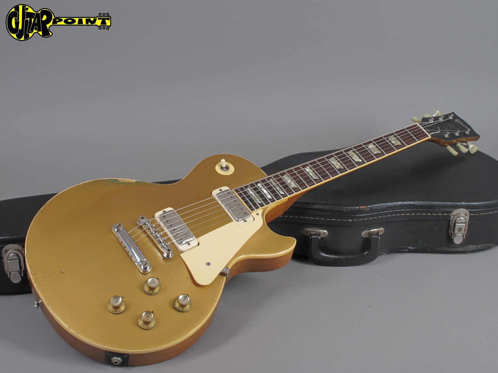 1974 Gibson Les Paul Deluxe – Goldtop – GuitarPoint