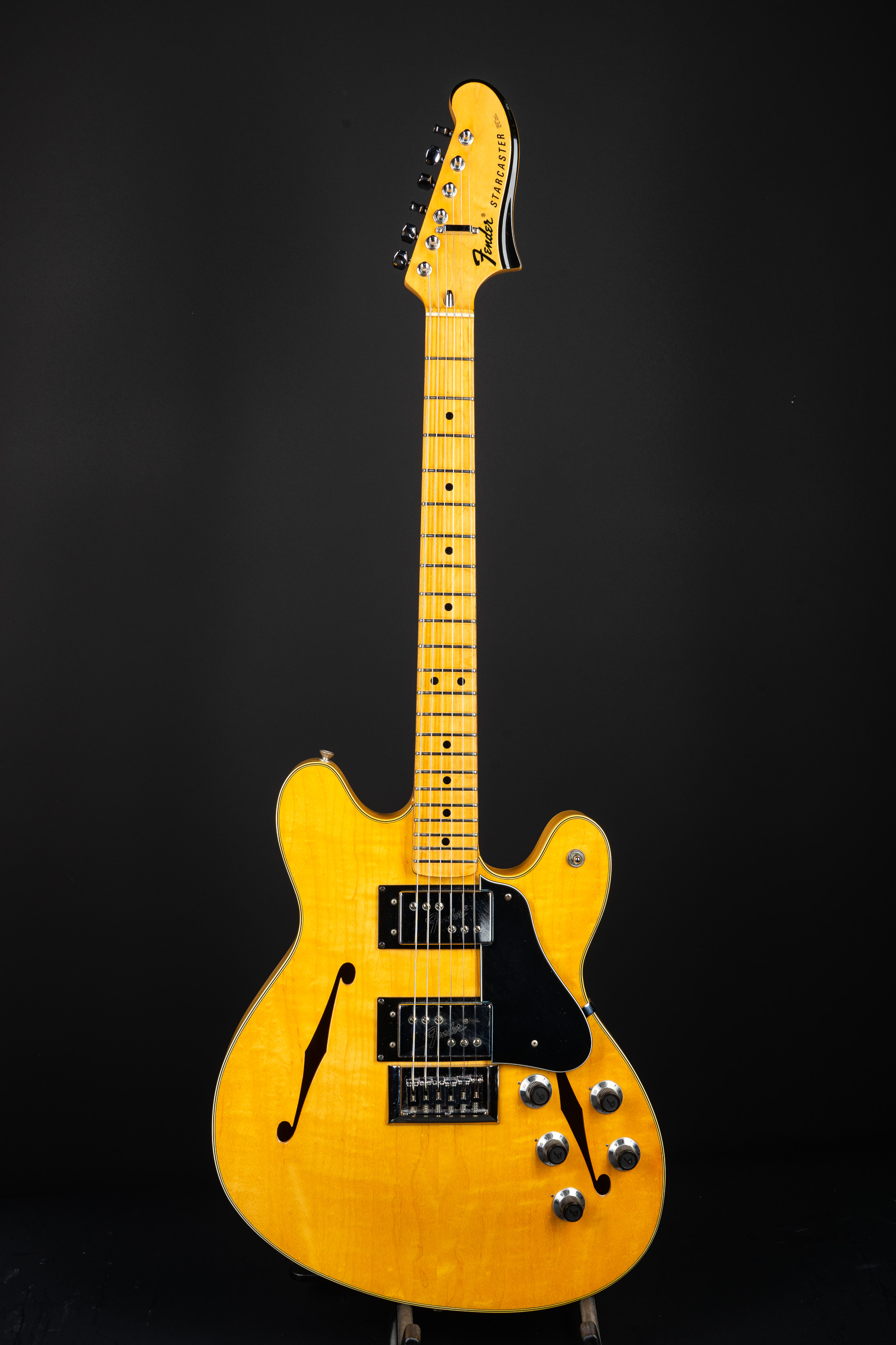 1976 Fender Starcaster - Natural Flamed! - GuitarPoint
