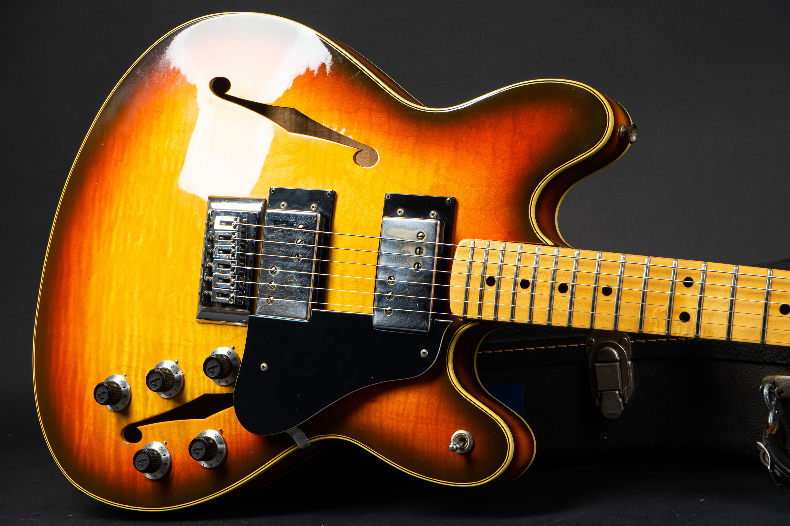 1975 Fender Starcaster - Sunburst Flamed Top - GuitarPoint