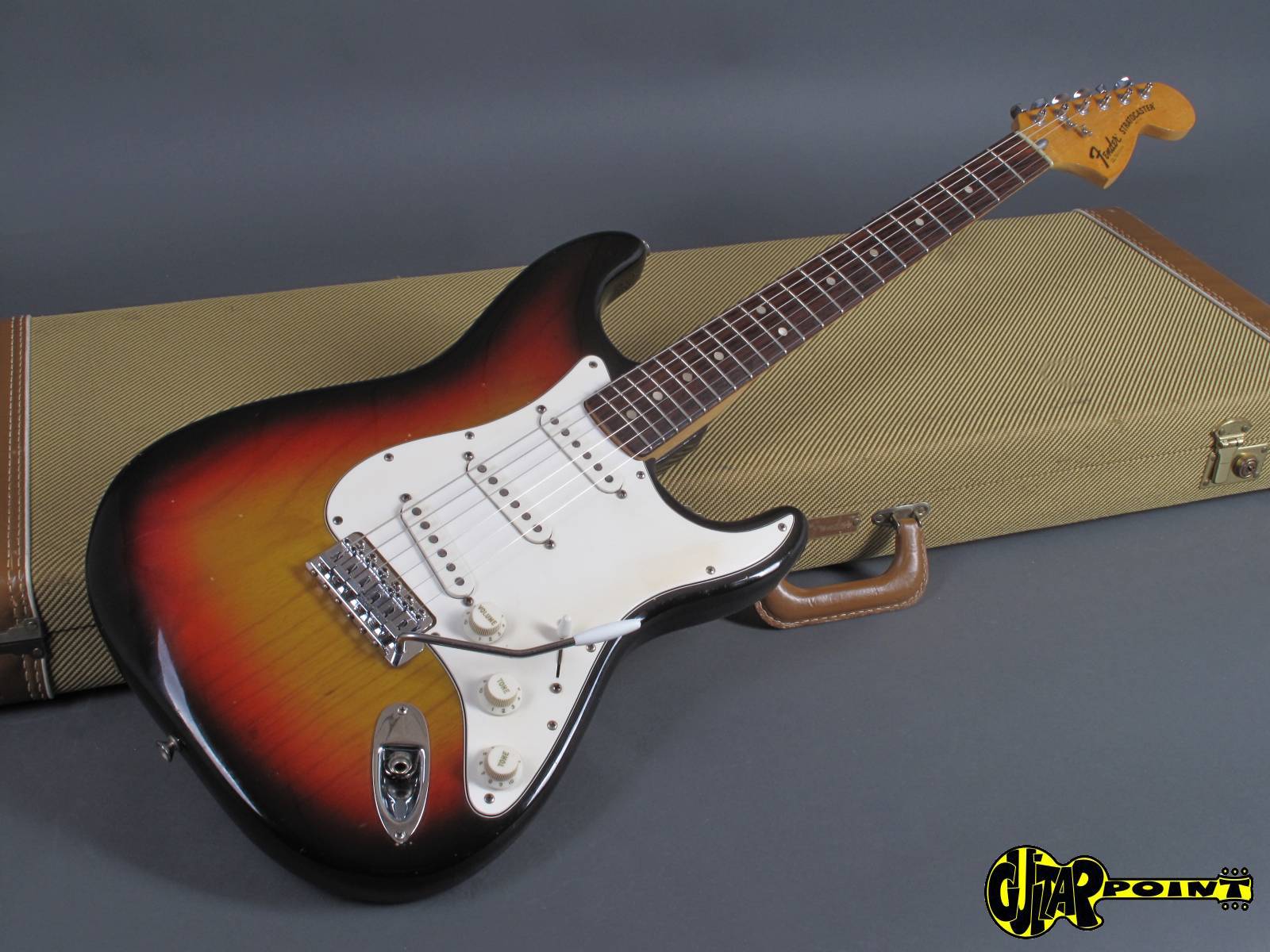 fender stratocaster sunburst rosewood neck