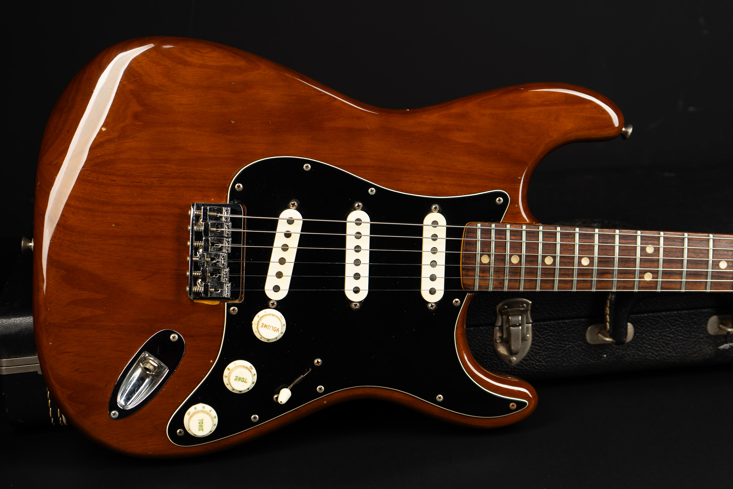 1976 Fender Stratocaster Hardtail - Mocca - GuitarPoint
