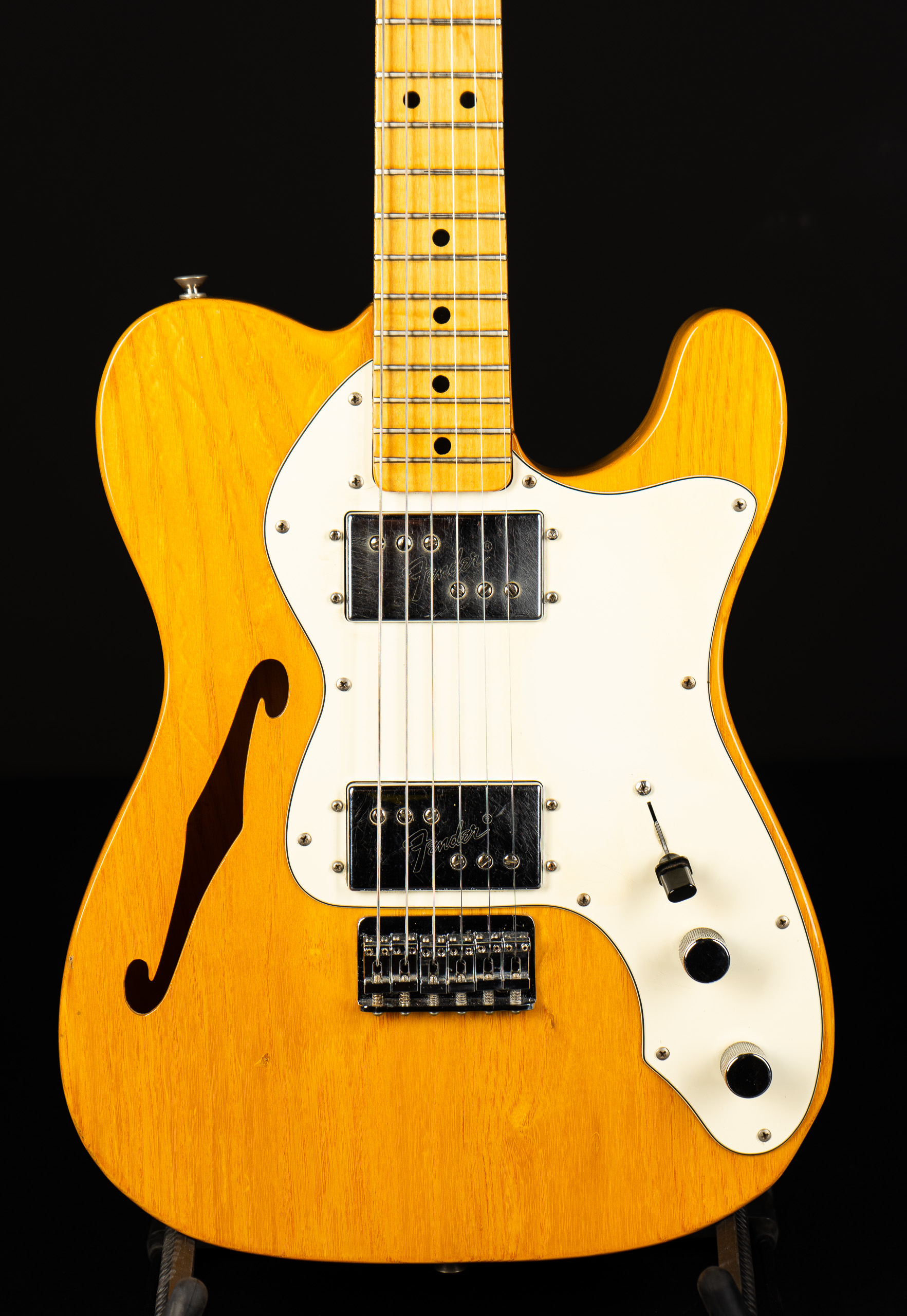 ギター Fender Traditional Telecaster Thinline 1976 Fender Telecaster Thinline – Natural – GuitarPoint