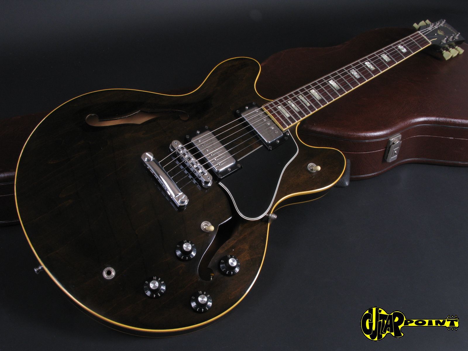 1976 Gibson ES-335 – Walnut (factory stop-tail!) – GuitarPoint