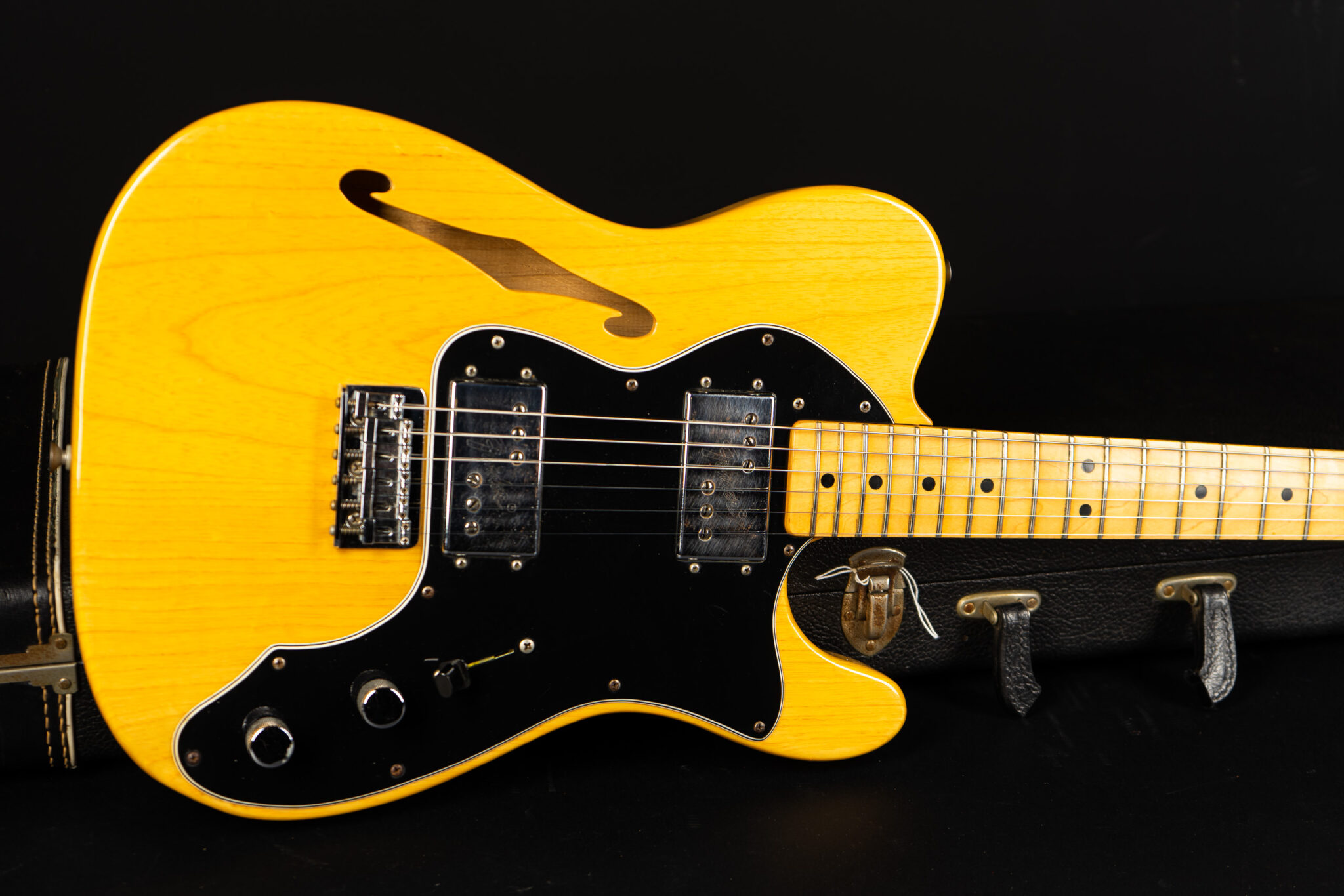 1977 Fender Telecaster Thinline – Natural – GuitarPoint 1977 Fender Telecaster Thinline – Natural – GuitarPoint