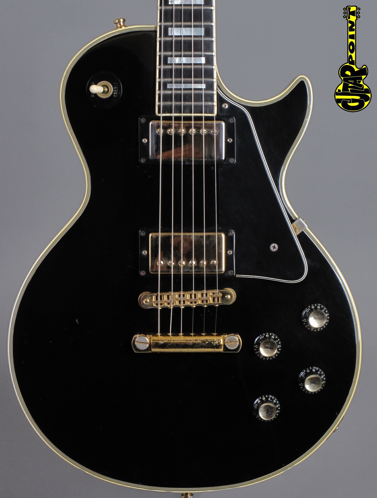 1977 Gibson Les Paul Custom – Ebony – GuitarPoint