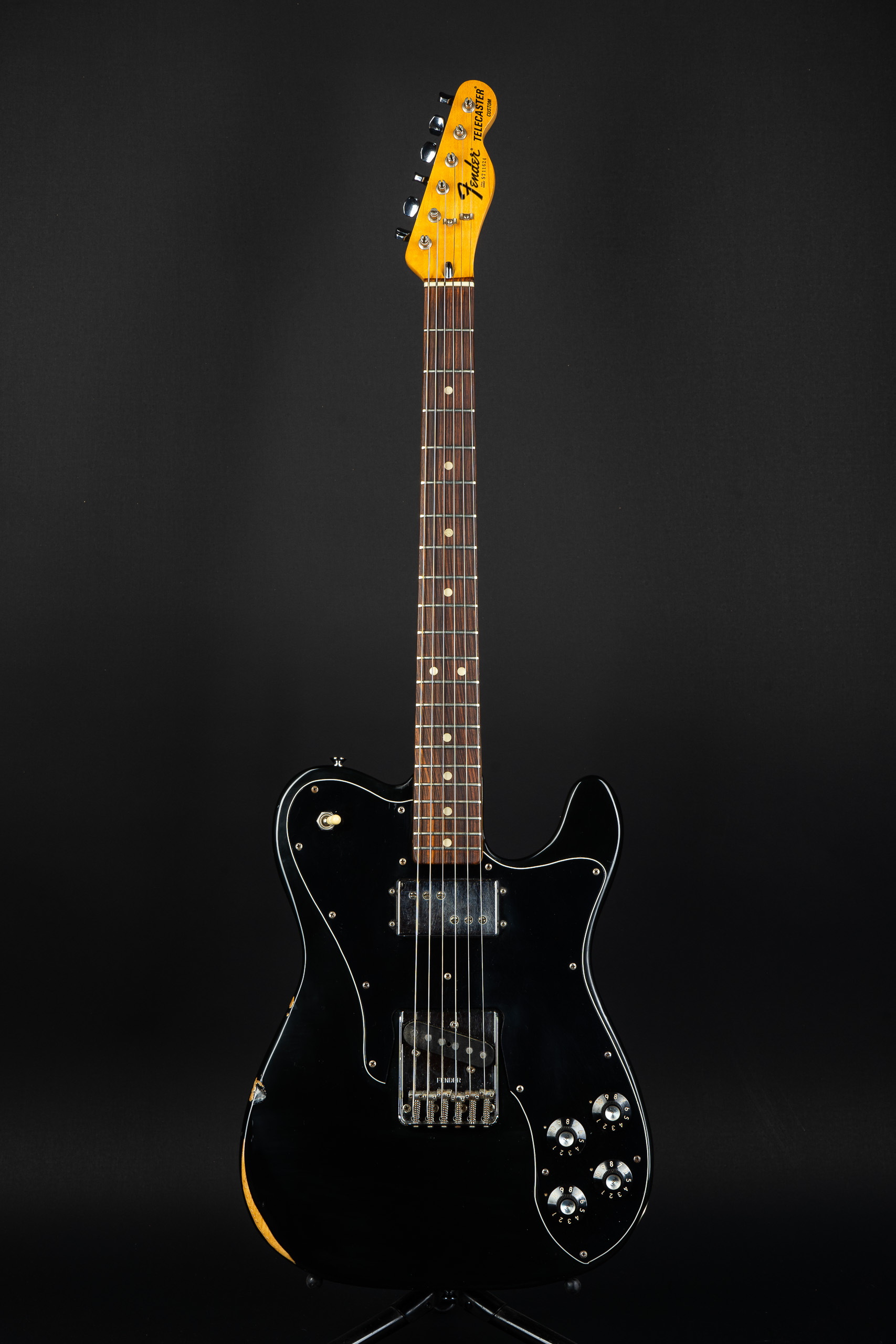 Fender Telecaster Custom ブラック 1978-Fender-Telecaster-Custom-