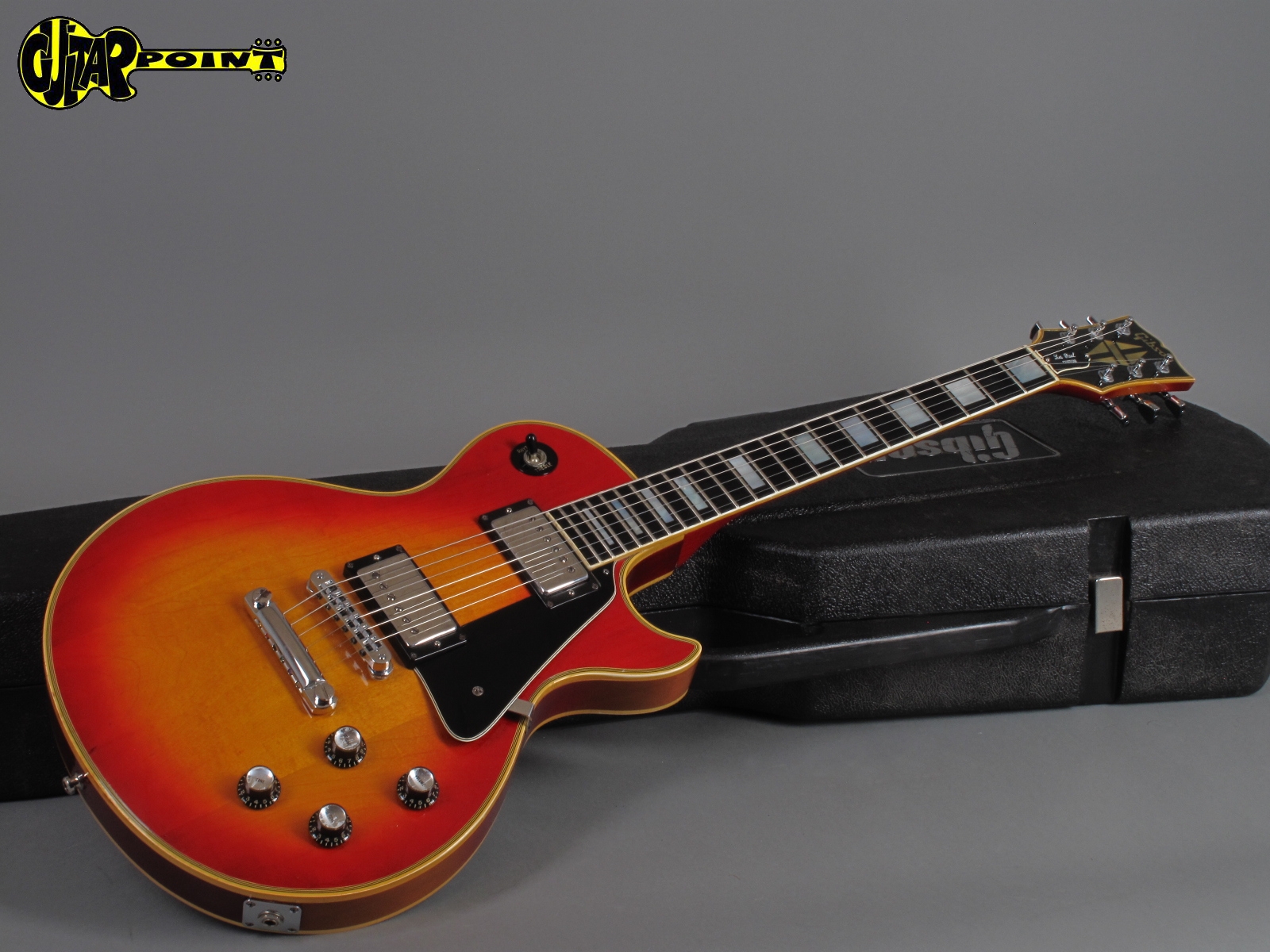 1978 gibson les paul custom cherry sunburst