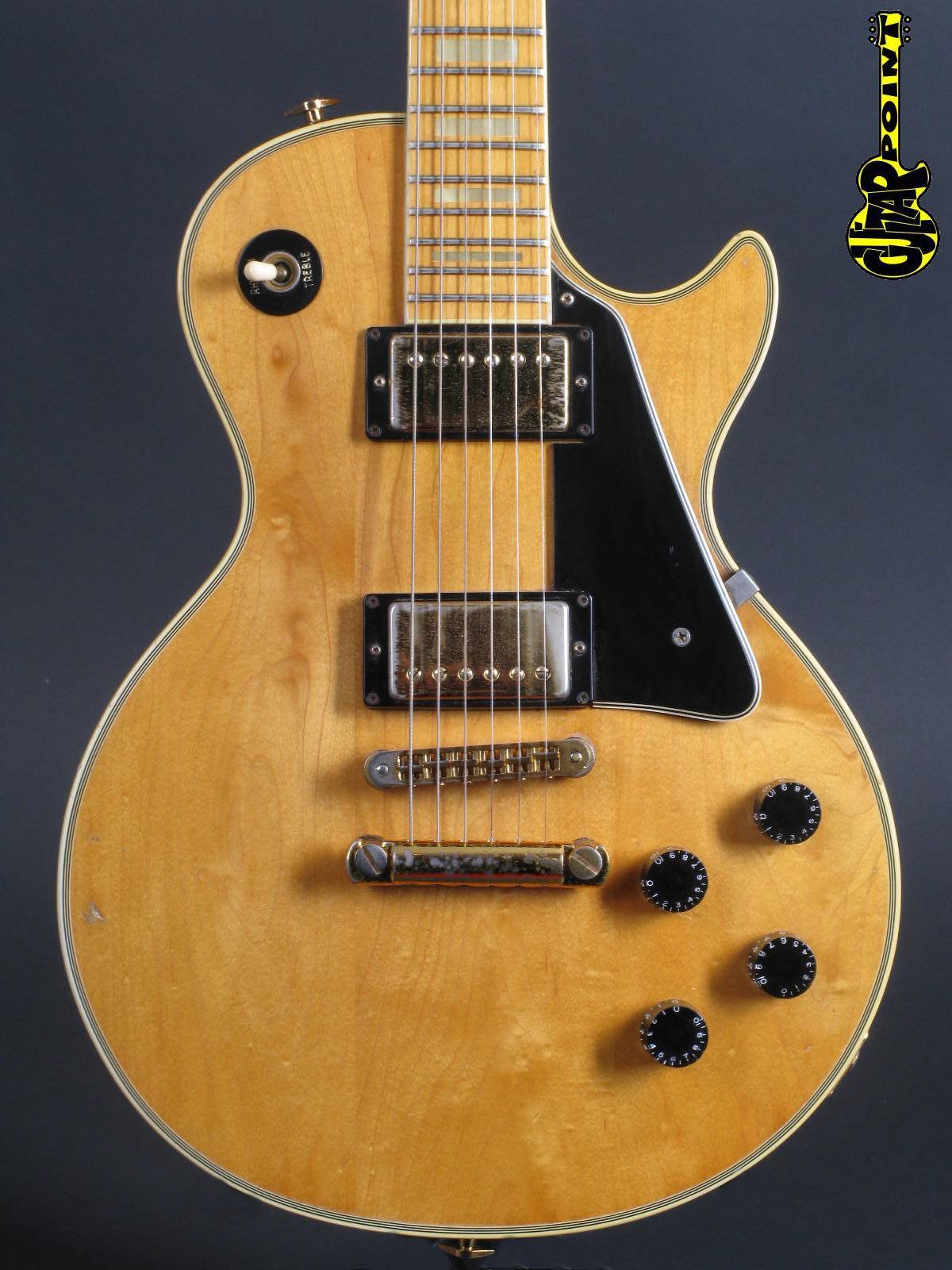 1978 gibson les paul custom natural