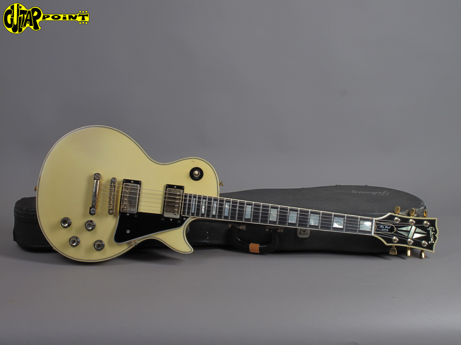1978 Gibson Les Paul Custom – White – GuitarPoint