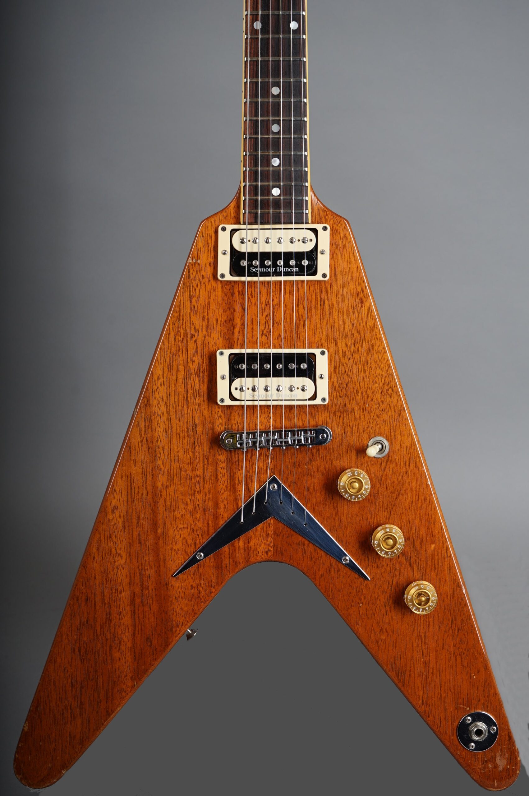 1982 Dean USA V – Natural Mahogany – GuitarPoint