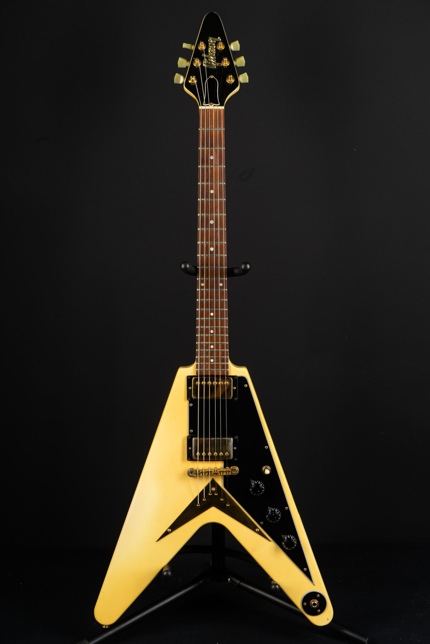 1983 Gibson Heritage Series Korina Flying V White GuitarPoint