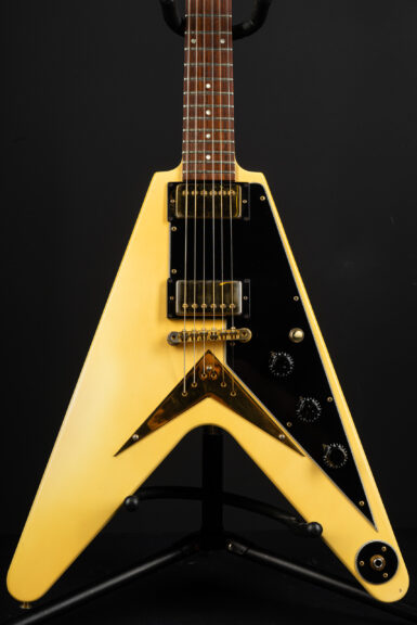 1983 Gibson Heritage Series Korina Flying V - White