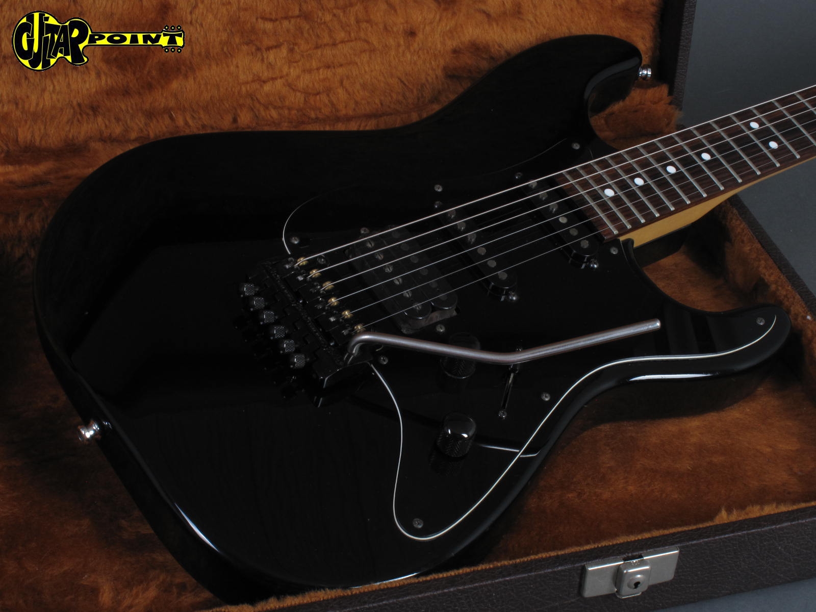 1986 Charvel Model 3 – Black – HSS/Kahler – GuitarPoint