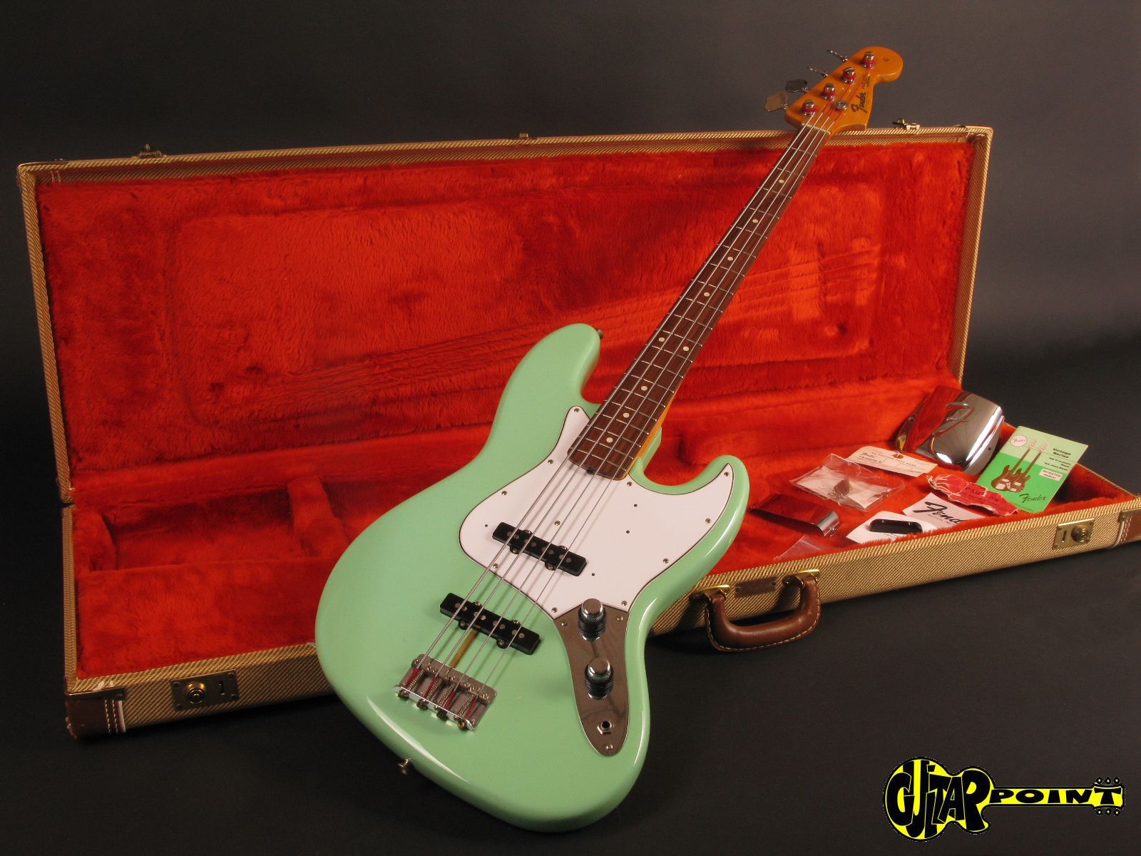 1986 Fender ´62 Jazz Bass – Seafoam Green (Vintage Reissue