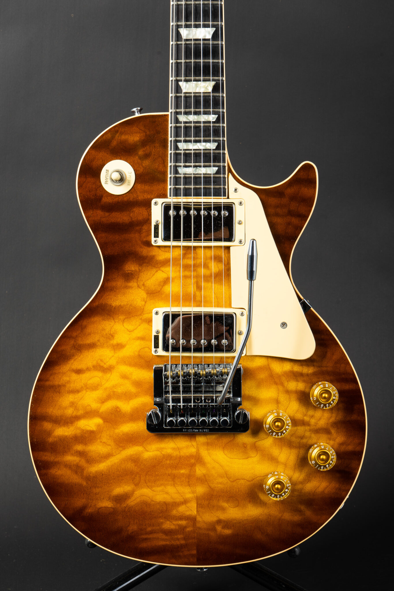 1986 Gibson Les Paul Vintage Sunburst rare factory Kahler GuitarPoint