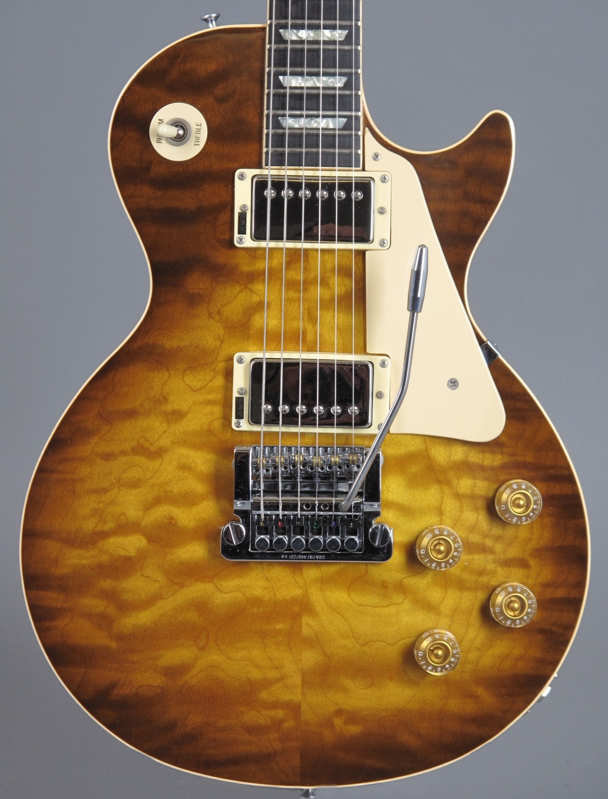 1986 Gibson Les Paul Vintage Sunburst Rare Factory Kahler Guitarpoint