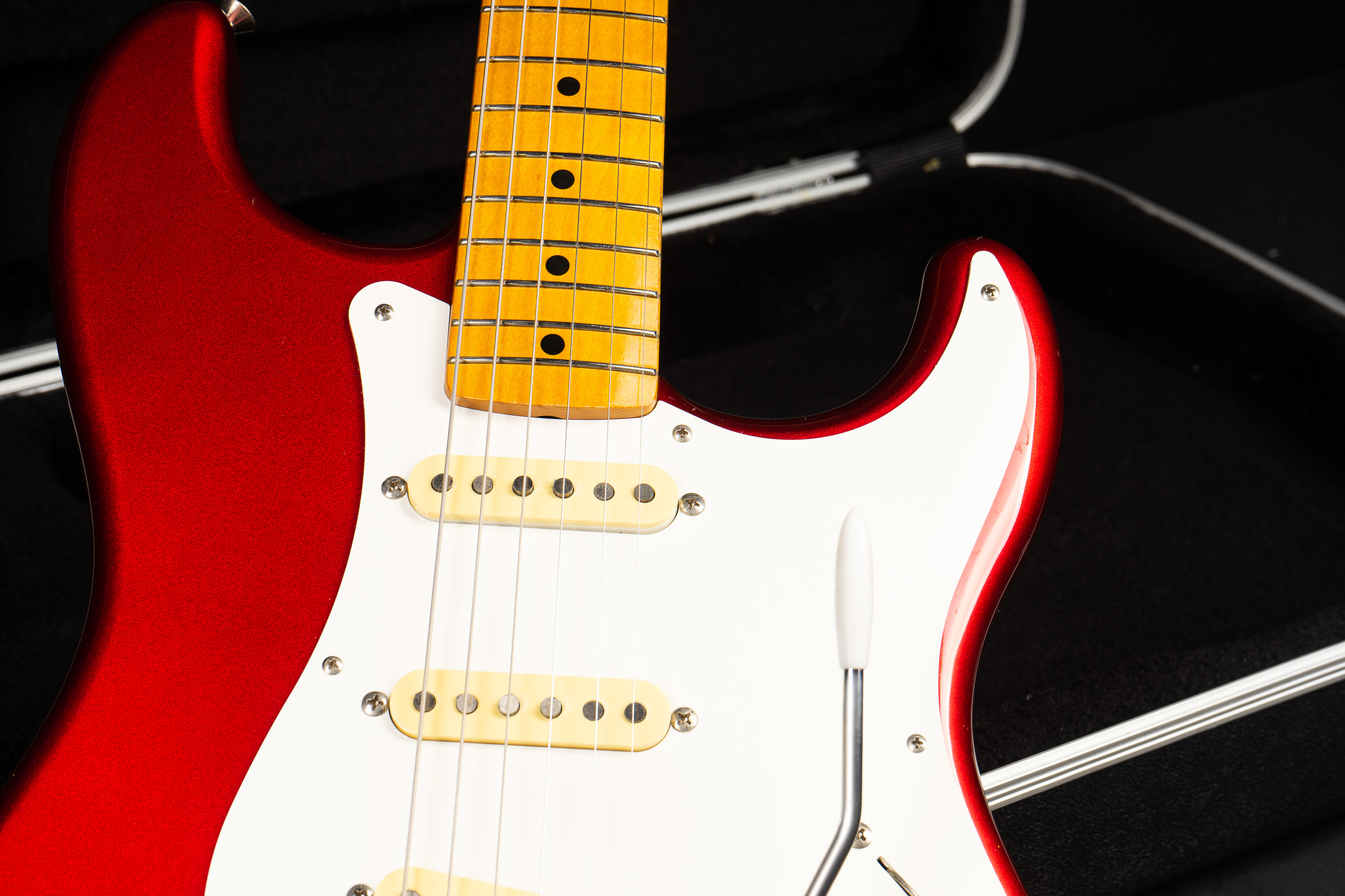 1987 Fender Stratocaster MIJ Fujigen 50s Reissue - Candy Apple Red