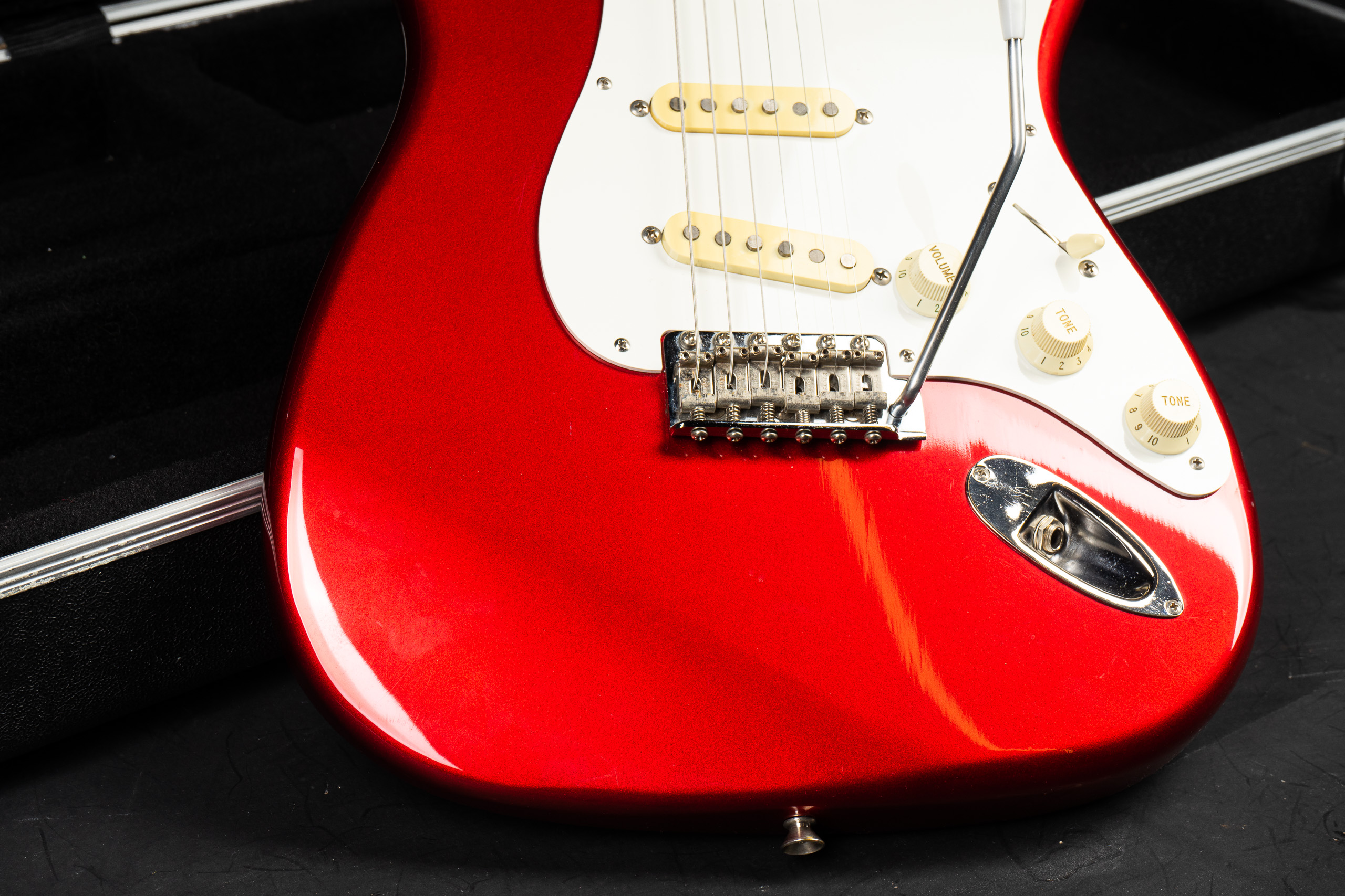1987 Fender Stratocaster MIJ Fujigen 50s Reissue - Candy Apple Red