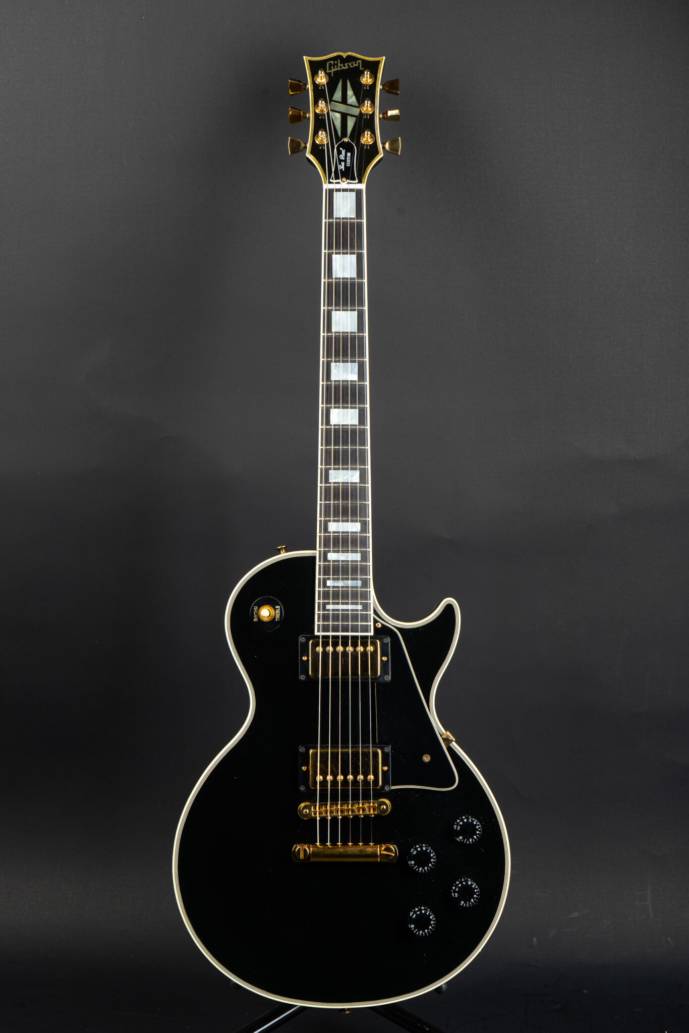 1987 Gibson Les Paul Custom – Ebony …mint! – GuitarPoint