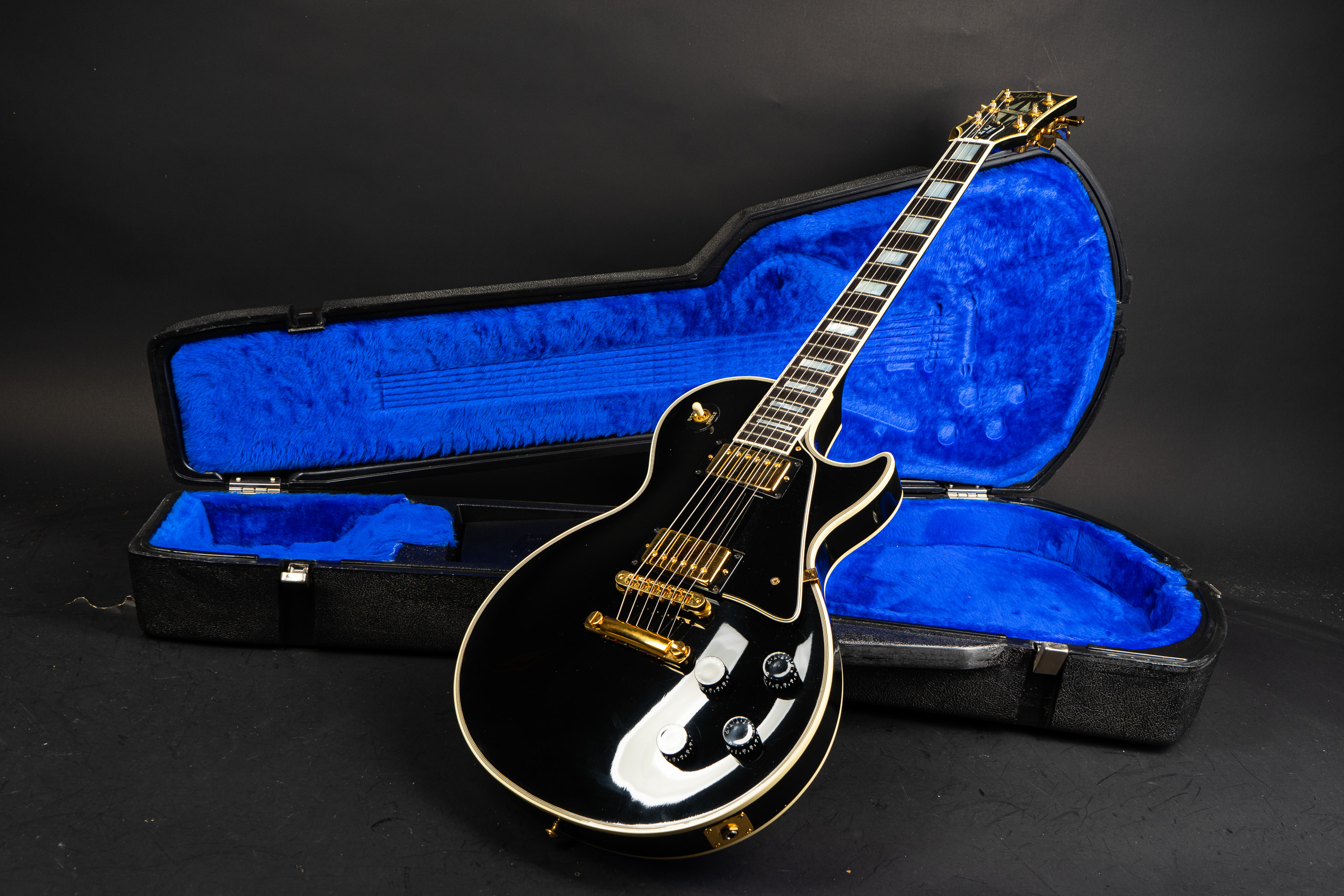 1987 Gibson Les Paul Custom - Ebony mint! - GuitarPoint