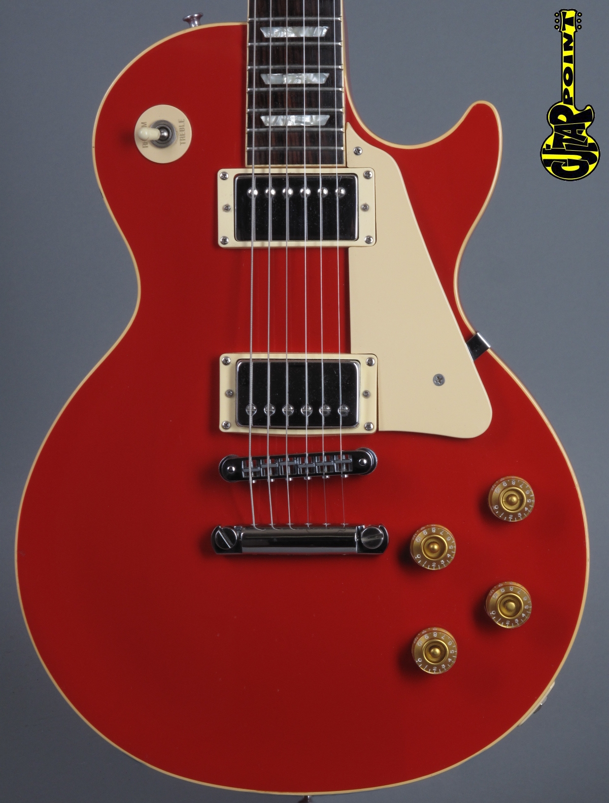 gibson les paul custom ferrari red