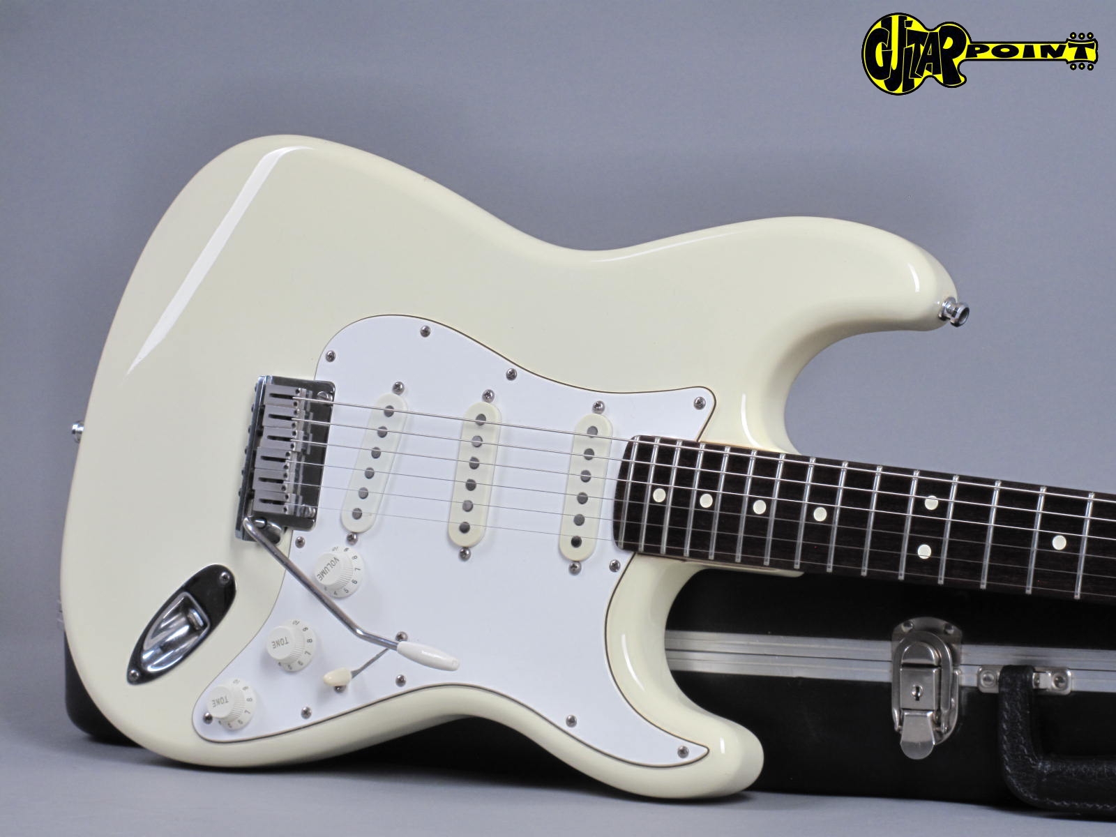 fender stratocaster american white