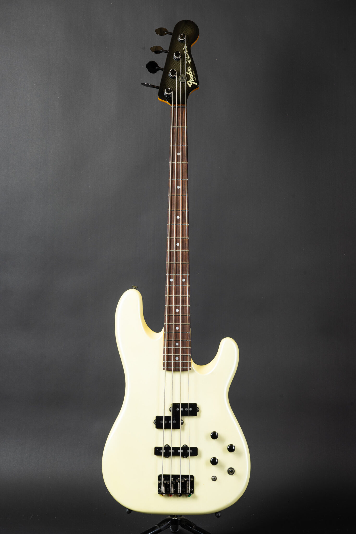 1988 Fender Contemporary Power Jazz Bass Special Pearl White Guitarpoint 3096