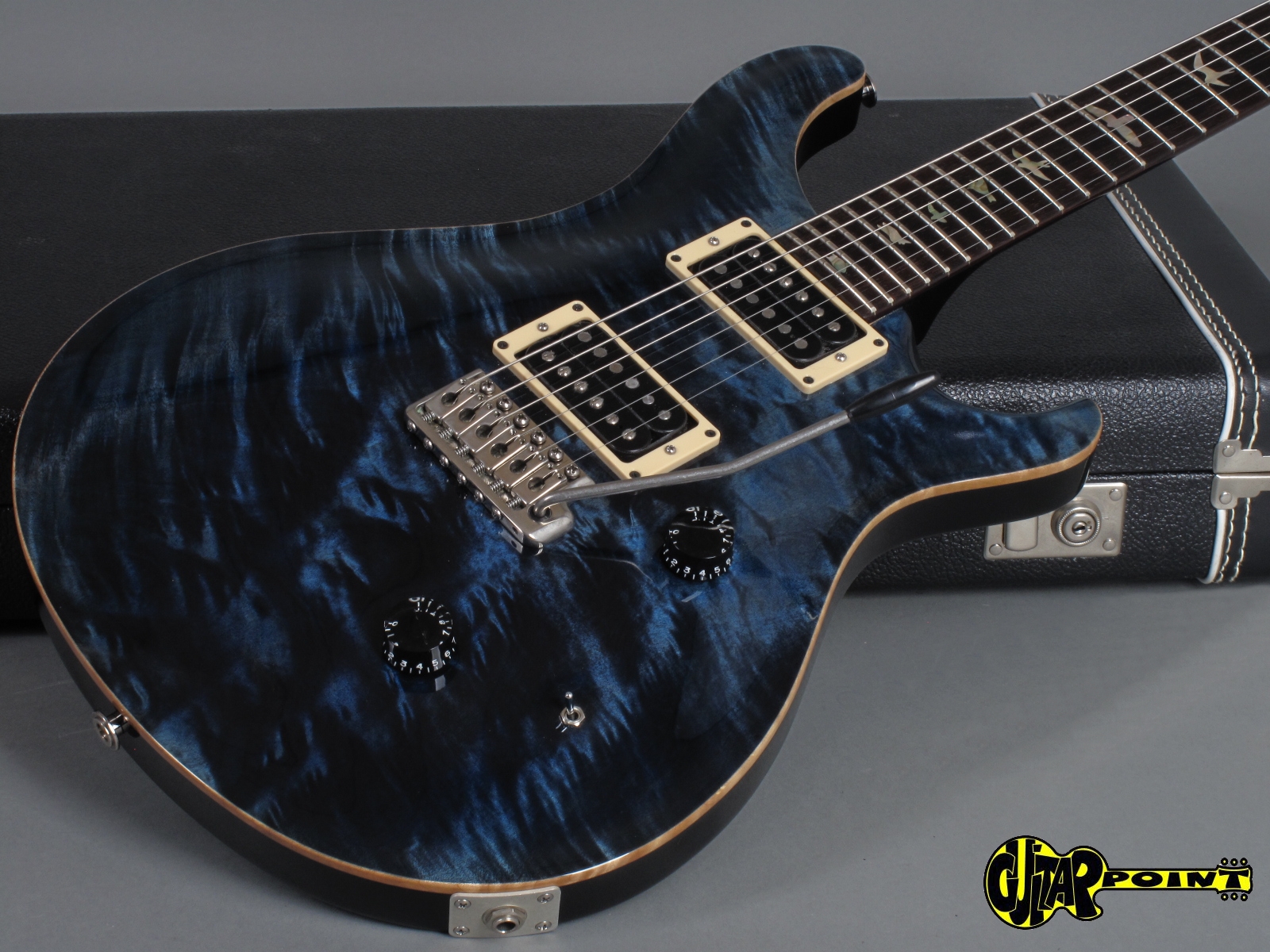 1989 Paul Reed Smith Custom 24 Whale Blue rare 1piece Top !!! GuitarPoint