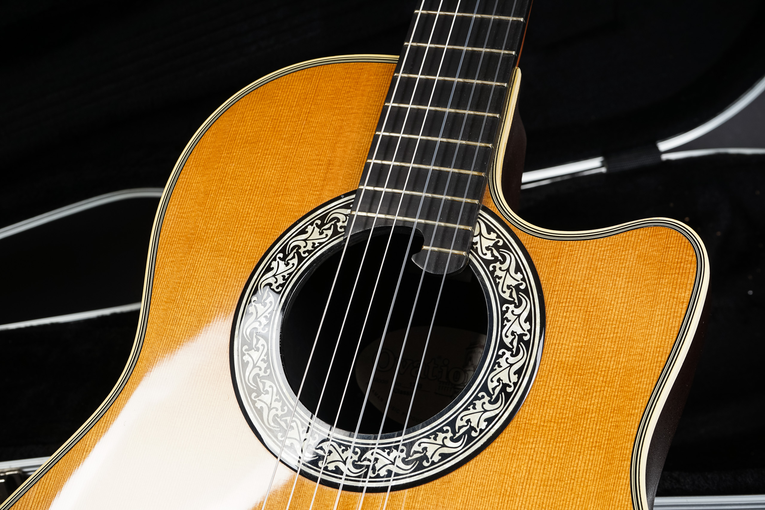 1991 Ovation 1763 Classic Guitar - Natural - GuitarPoint