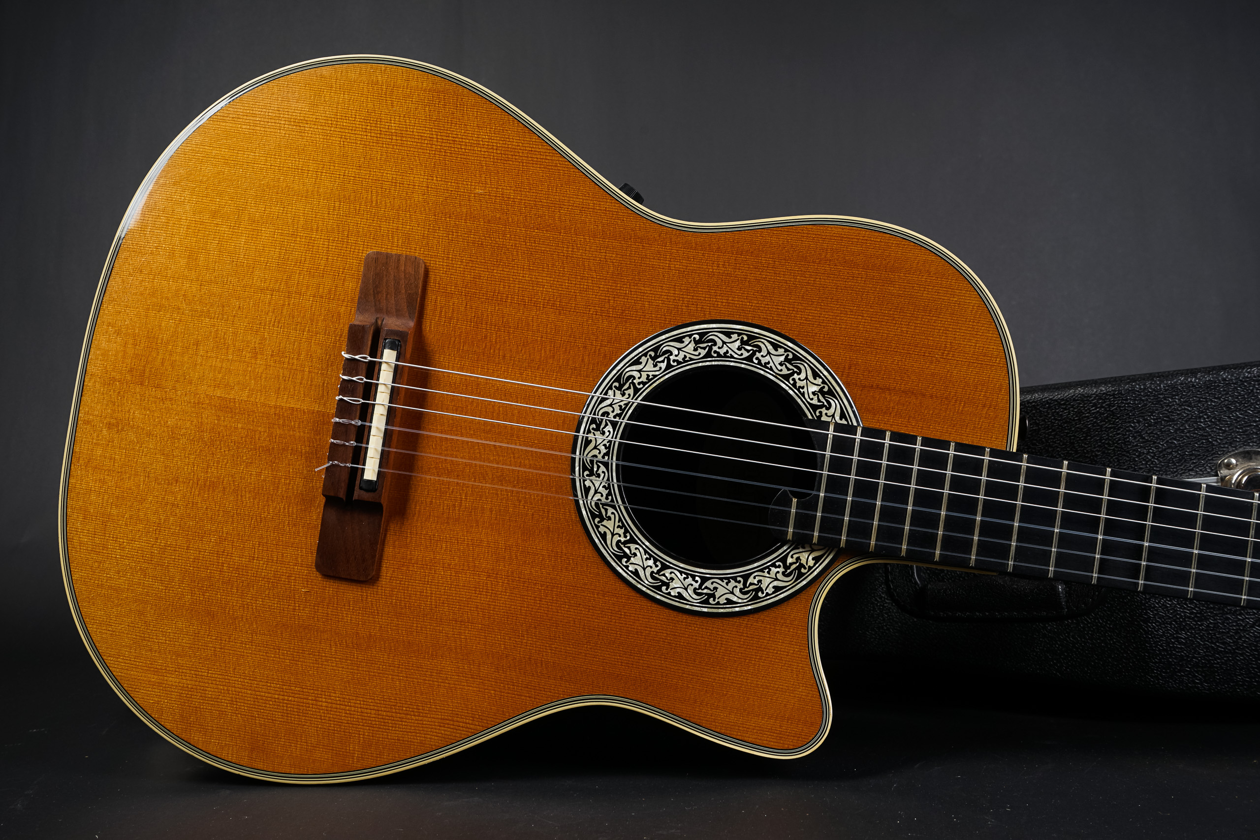 1991 Ovation 1763 Classic Guitar - Natural - GuitarPoint