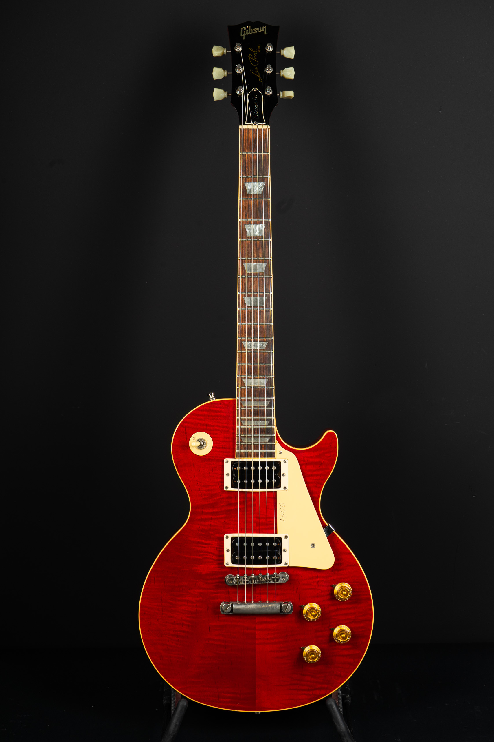 1992 Gibson Les Paul Classic Plus - Trans Red - GuitarPoint