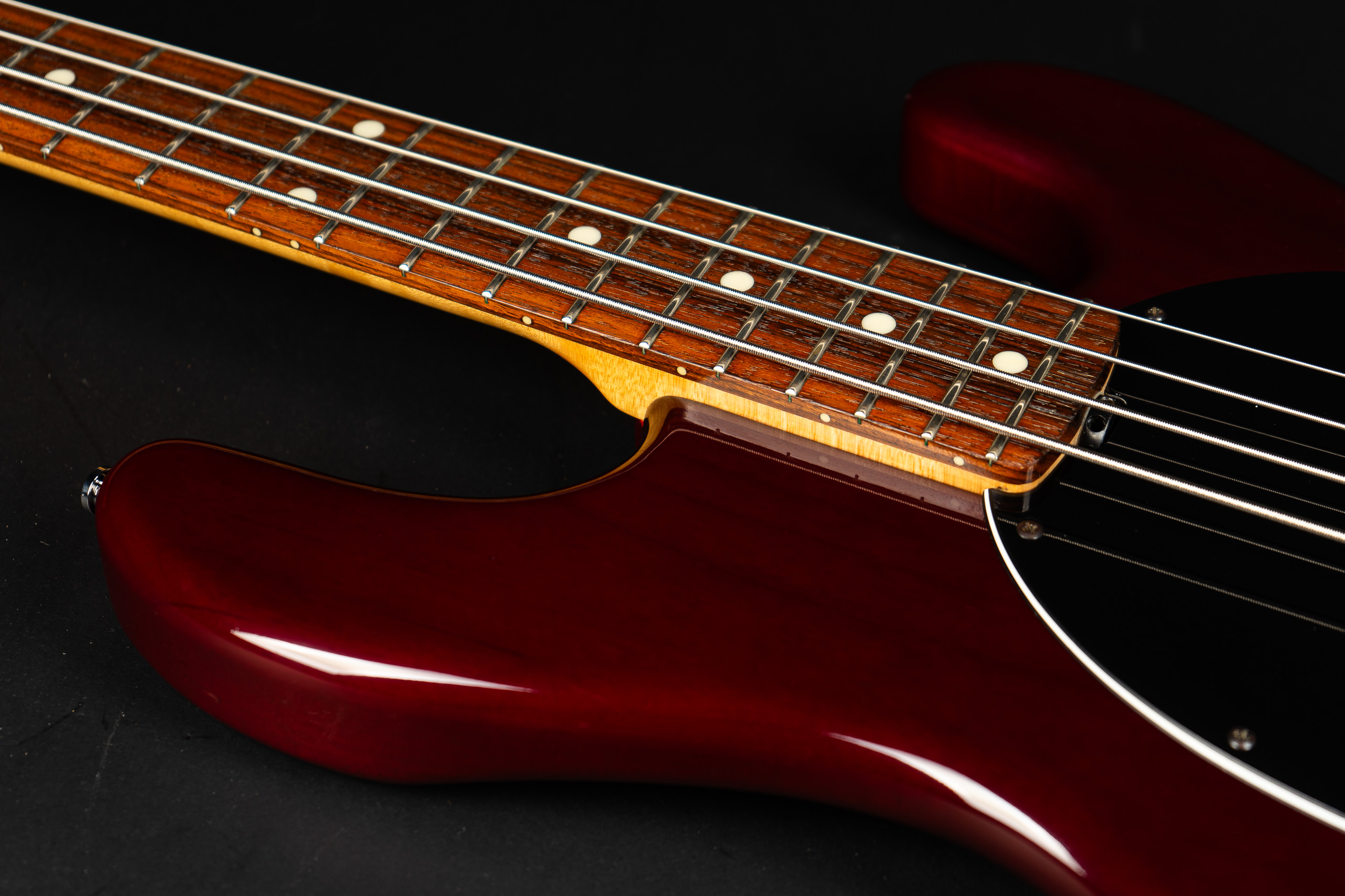 1992 Music Man Sting Ray - Trans Red 3-Band EQ - GuitarPoint