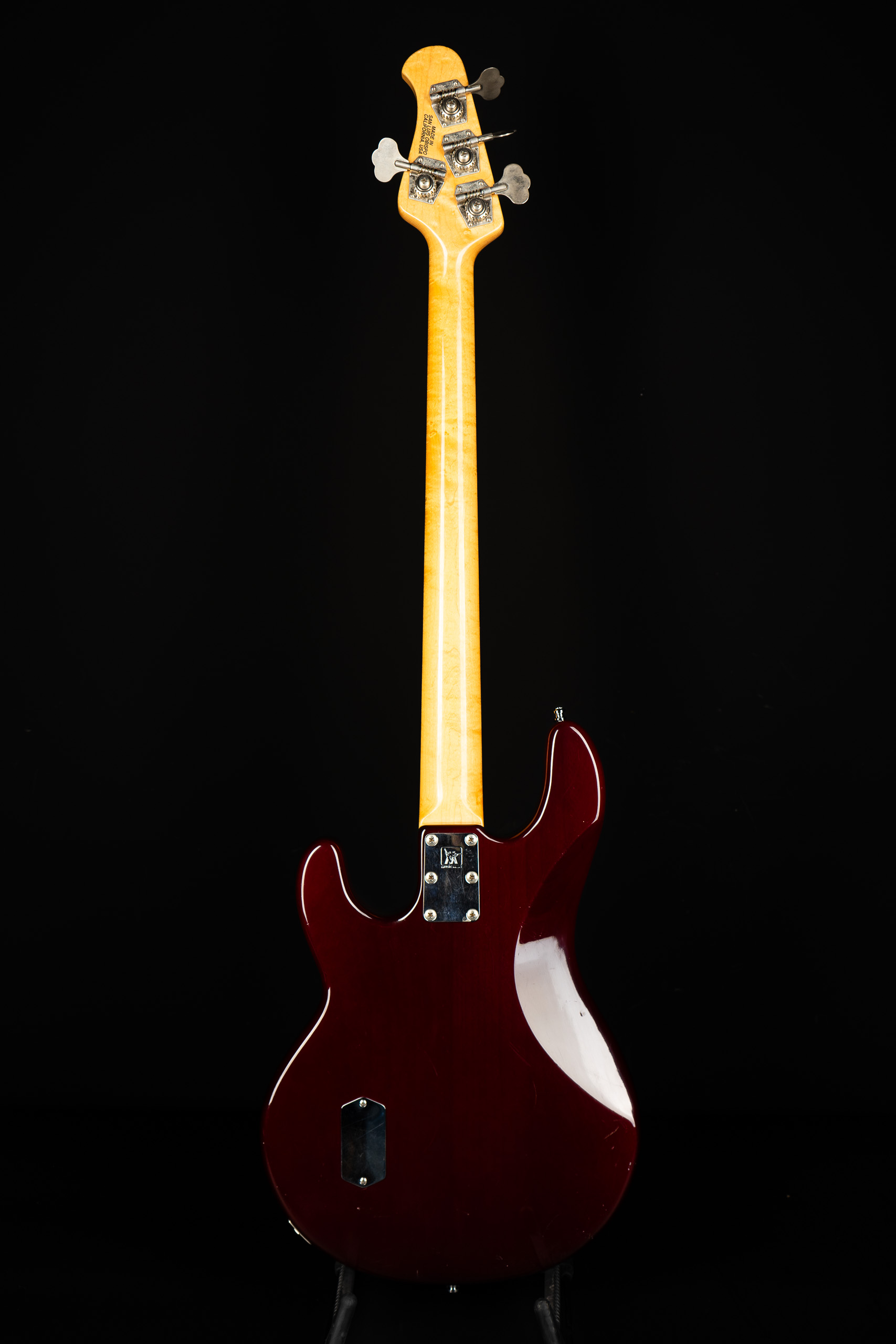 1992 Music Man Sting Ray - Trans Red 3-Band EQ - GuitarPoint